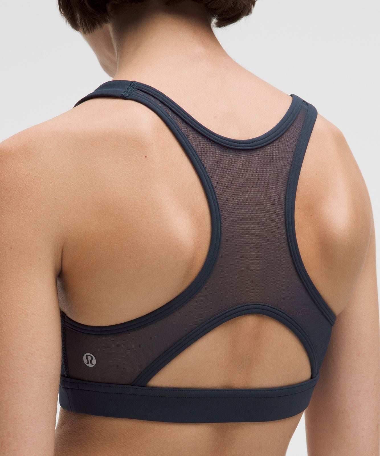 Wunder Train Mesh-Back Bra *Medium Support, B/C Cup True Navy