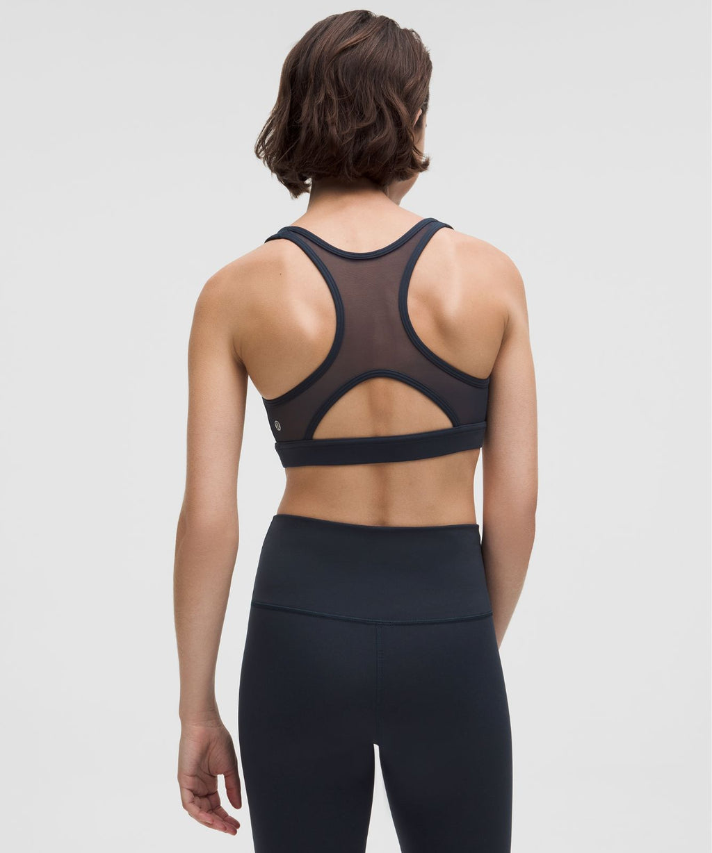 Wunder Train Mesh-Back Bra *Medium Support, B/C Cup True Navy