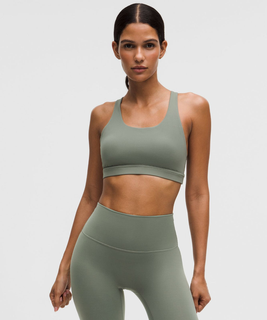 Wunder Train Mesh-Back Bra *Medium Support, B/C Cup Willow Leaf