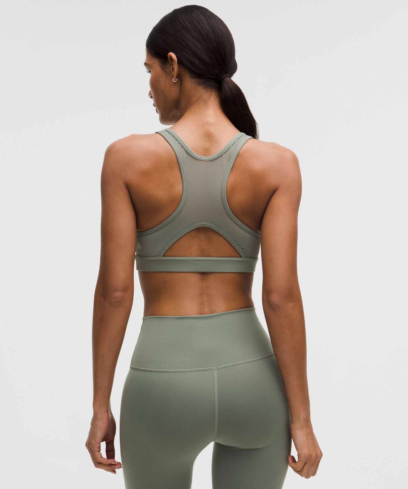 Wunder Train Mesh-Back Bra *Medium Support, B/C Cup Willow Leaf