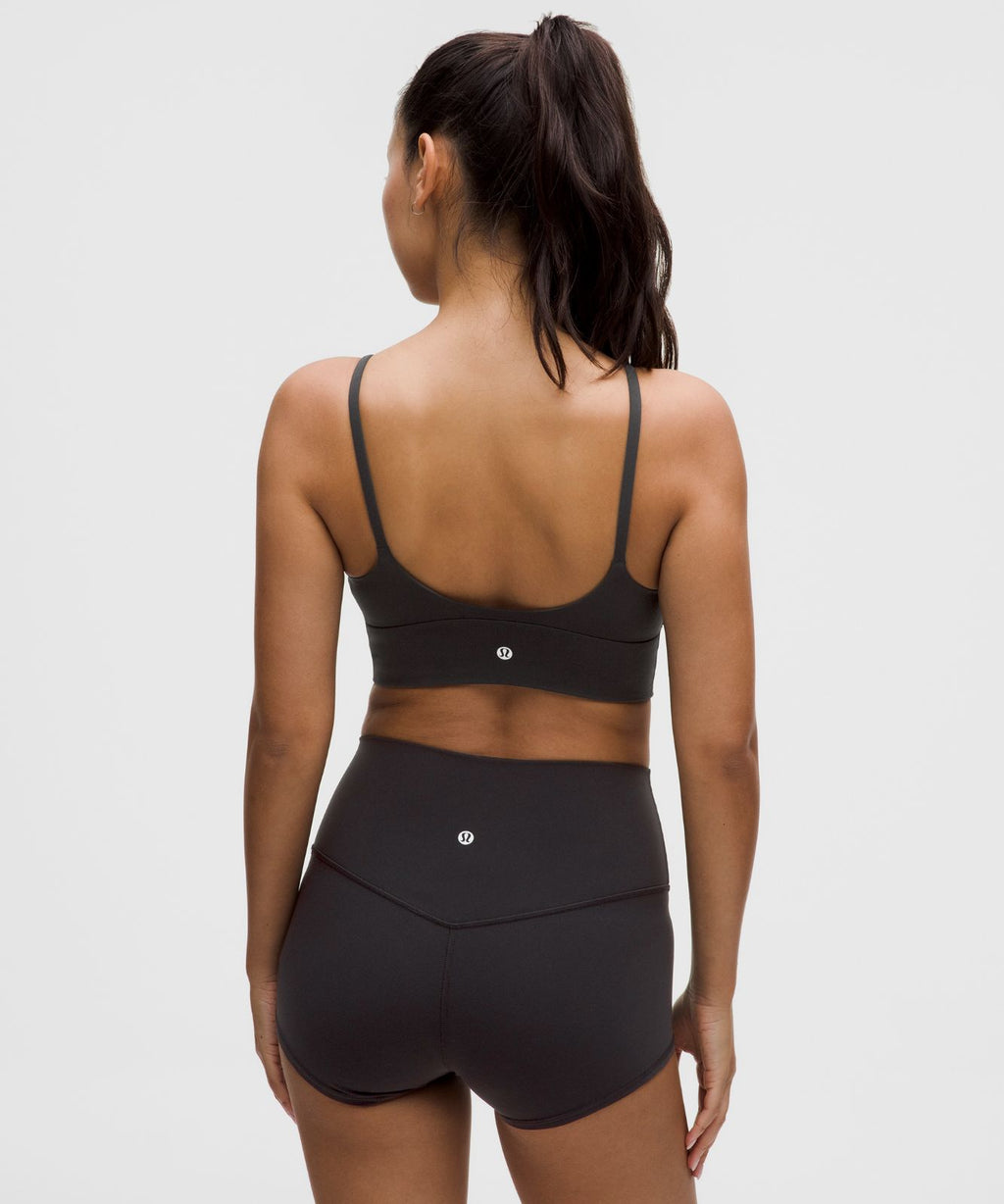 lululemon Focuser High-Neck Bra *Light Support, A/B Cup Black