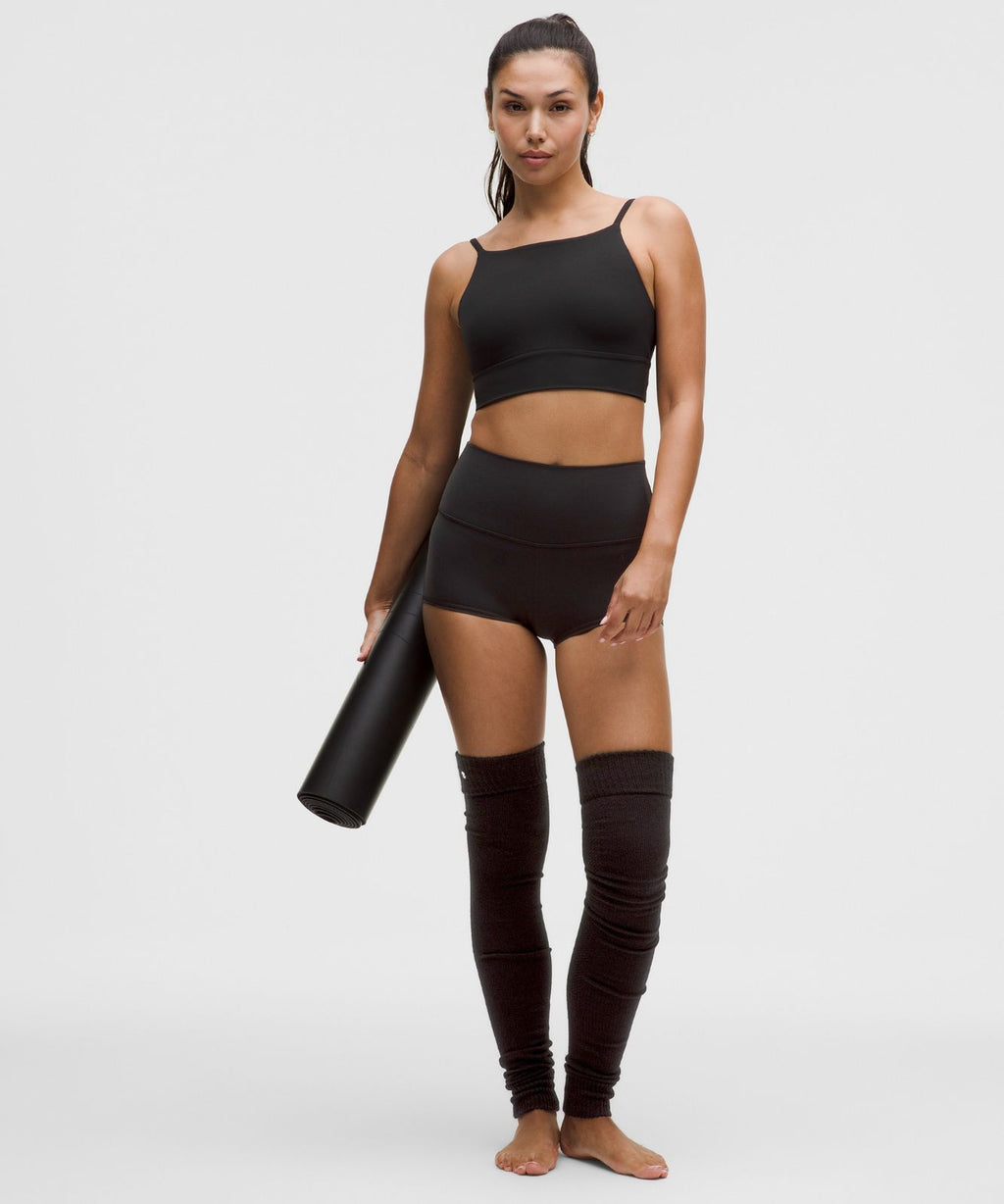 lululemon Focuser High-Neck Bra *Light Support, A/B Cup Black