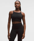 lululemon Focuser High-Neck Bra *Light Support, C/D Cup Black