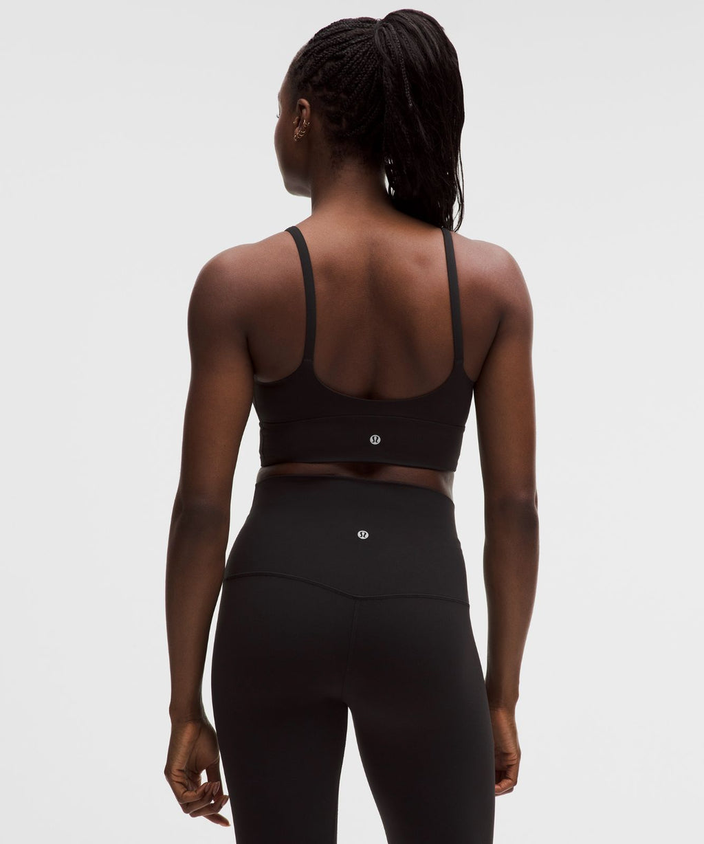 lululemon Focuser High-Neck Bra *Light Support, C/D Cup Black