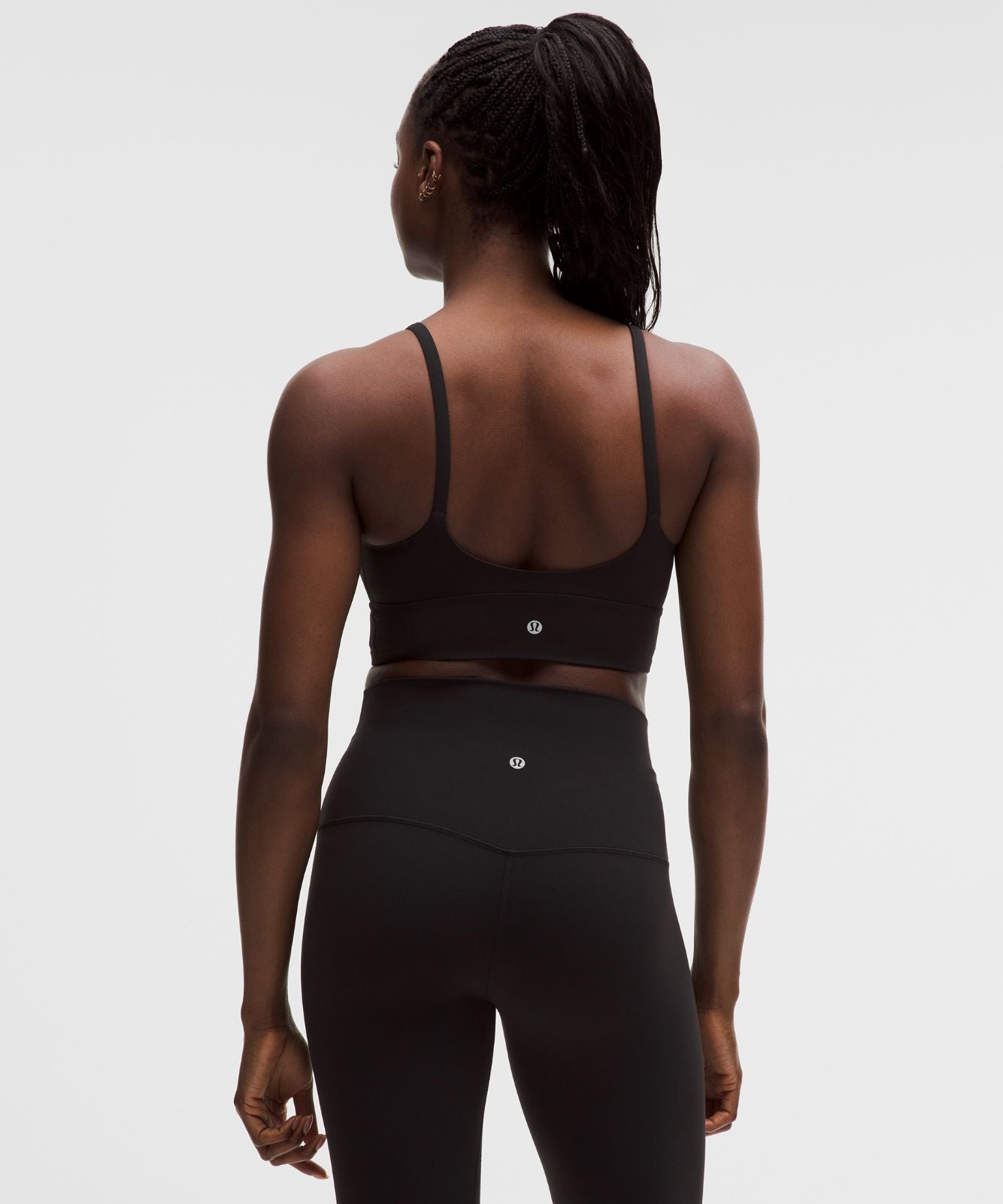 lululemon Focuser High-Neck Bra *Light Support, C/D Cup Black