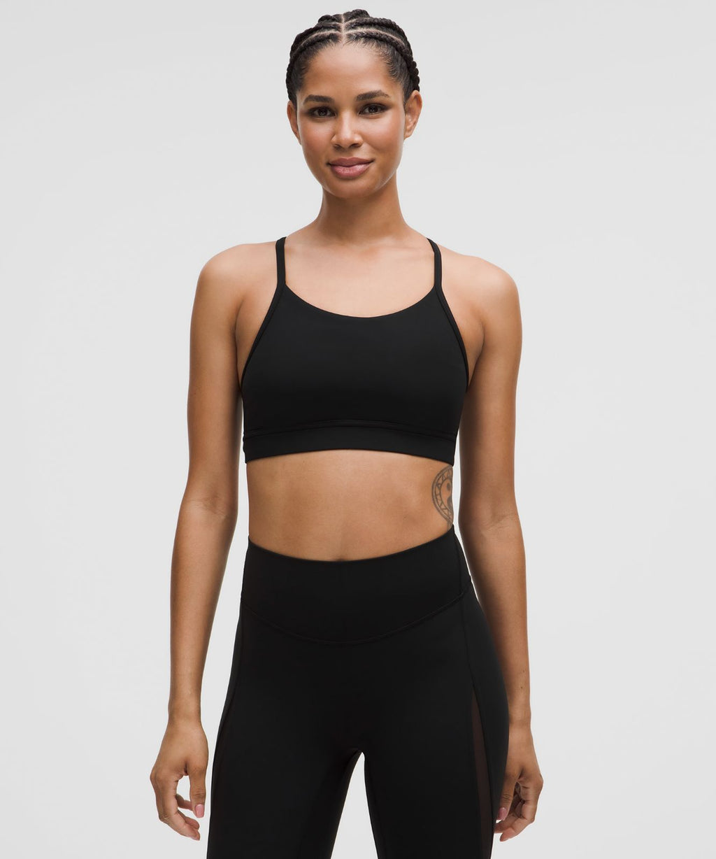 Flow Y Mid-Support Bra *B/C Cup Black
