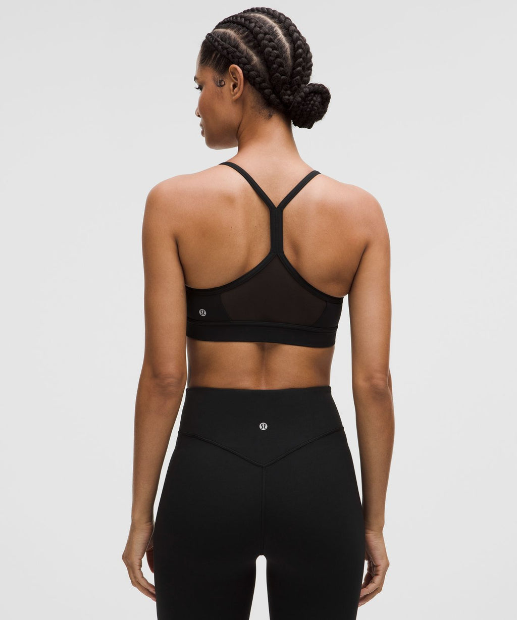 Flow Y Mid-Support Bra *B/C Cup Black