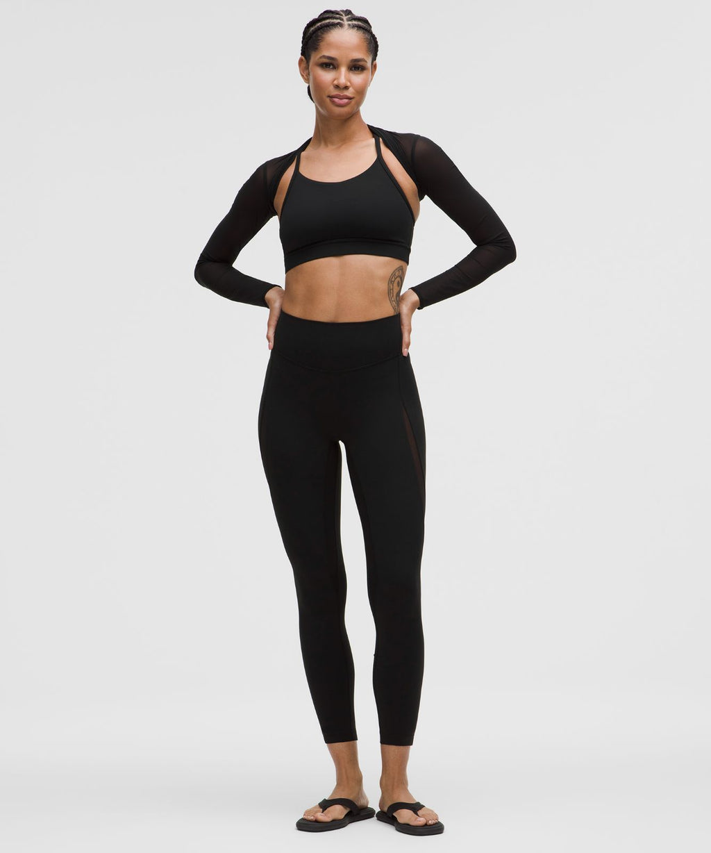 Flow Y Mid-Support Bra *B/C Cup Black