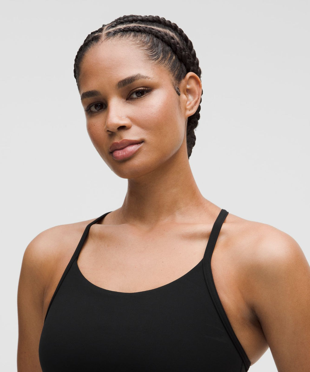 Flow Y Mid-Support Bra *B/C Cup Black