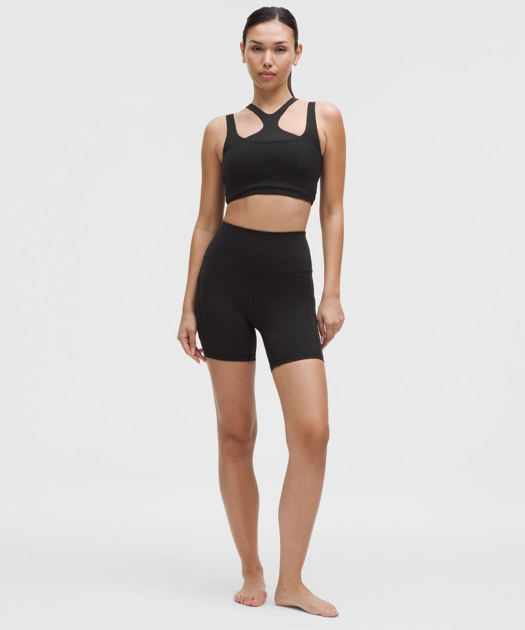 Bend This Scoop and Square Bra *Light Support, A-C Cups Black
