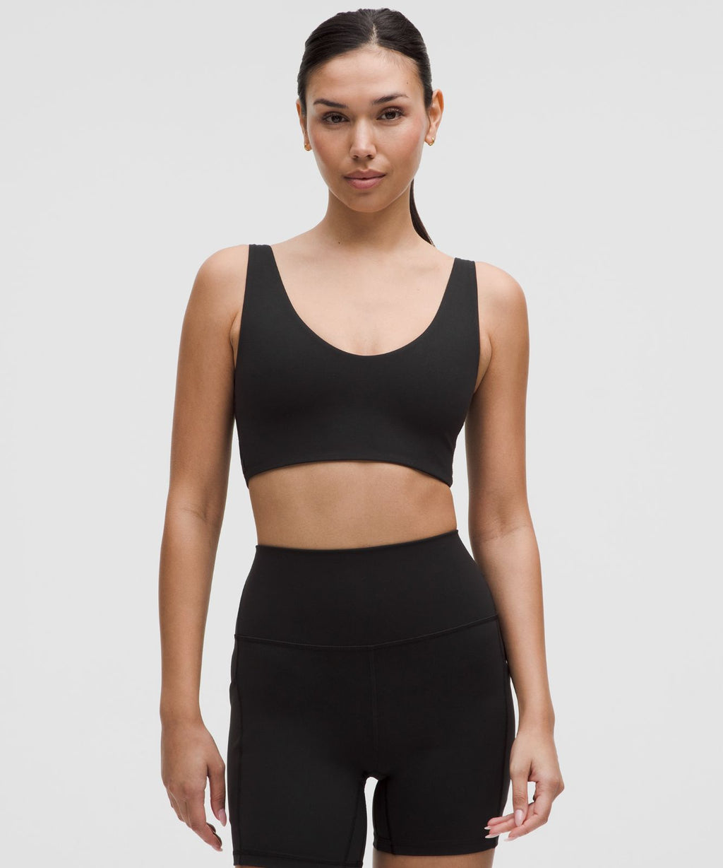 Bend This Scoop and Square Bra *Light Support, A-C Cups Black