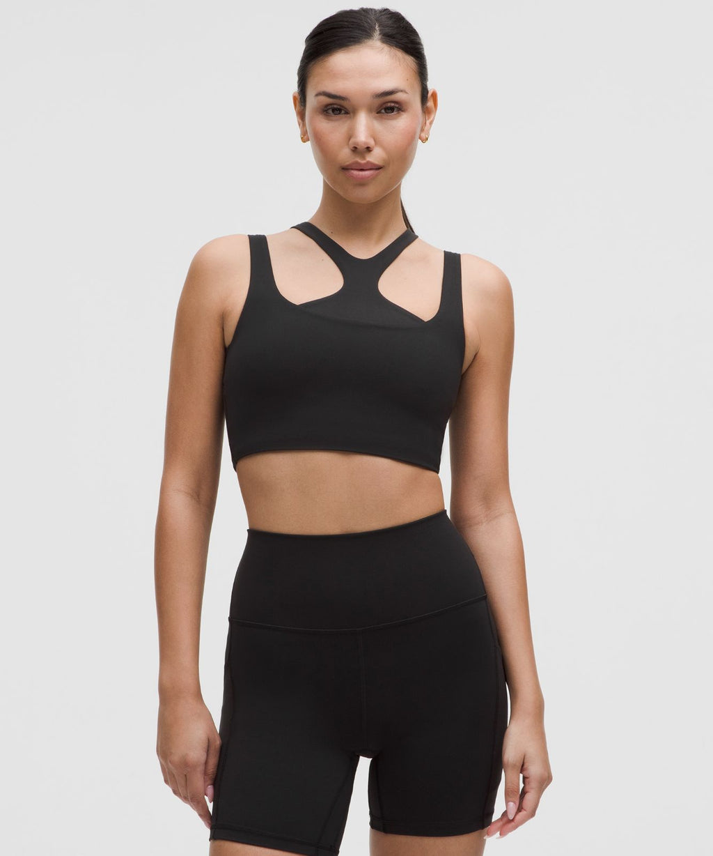 Bend This Scoop and Square Bra *Light Support, A-C Cups Black
