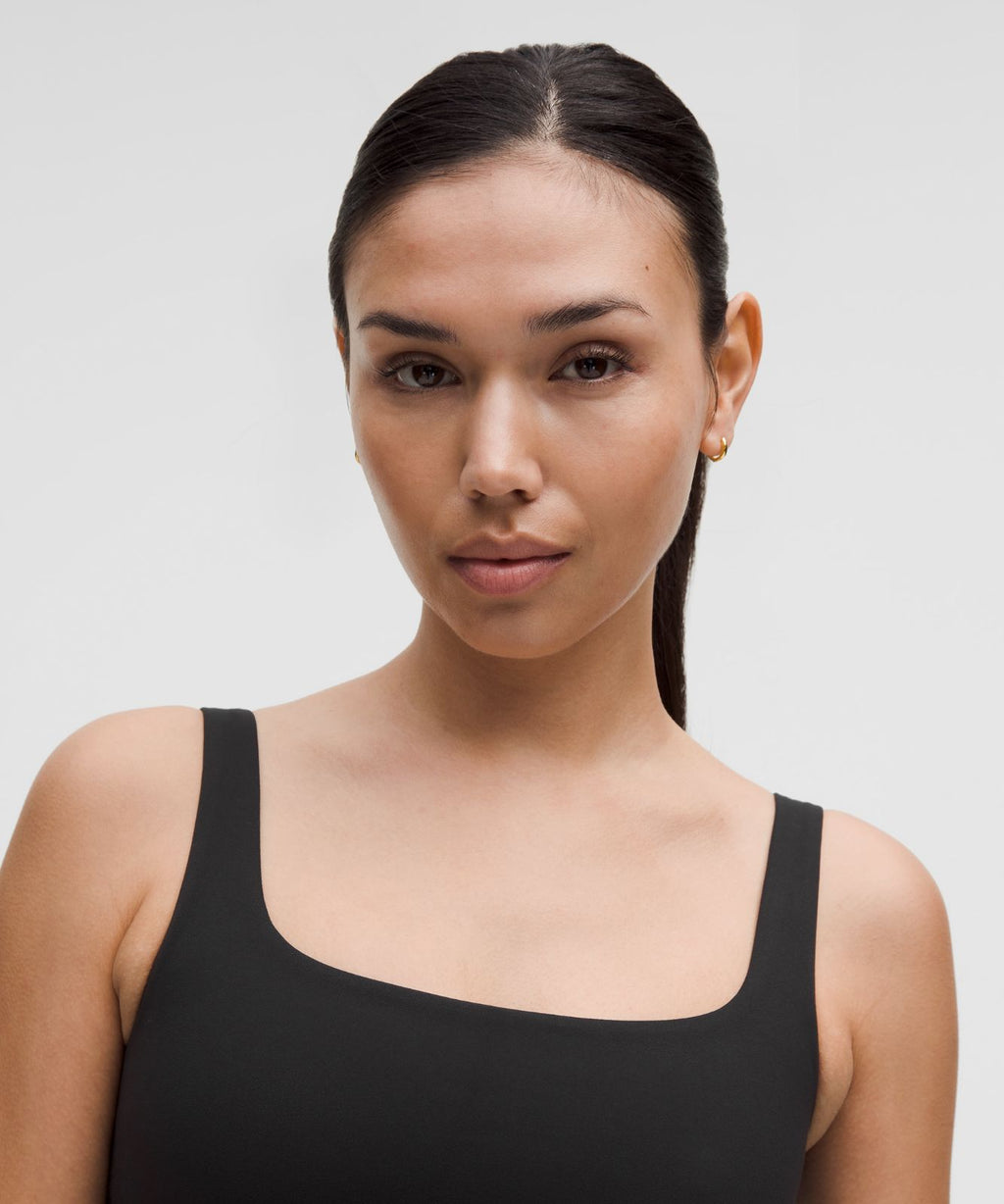 Bend This Scoop and Square Bra *Light Support, A-C Cups Black
