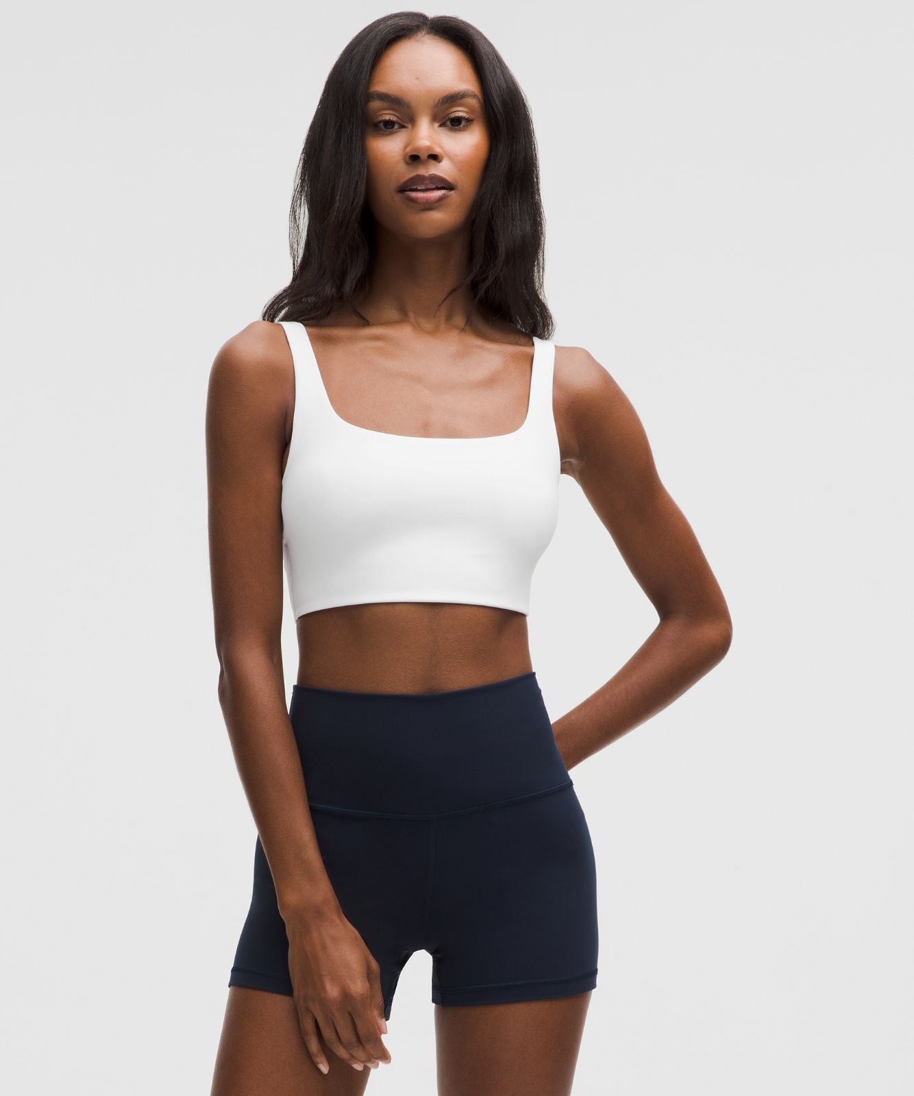 Bend This Scoop and Square Bra *Light Support, A-C Cups White