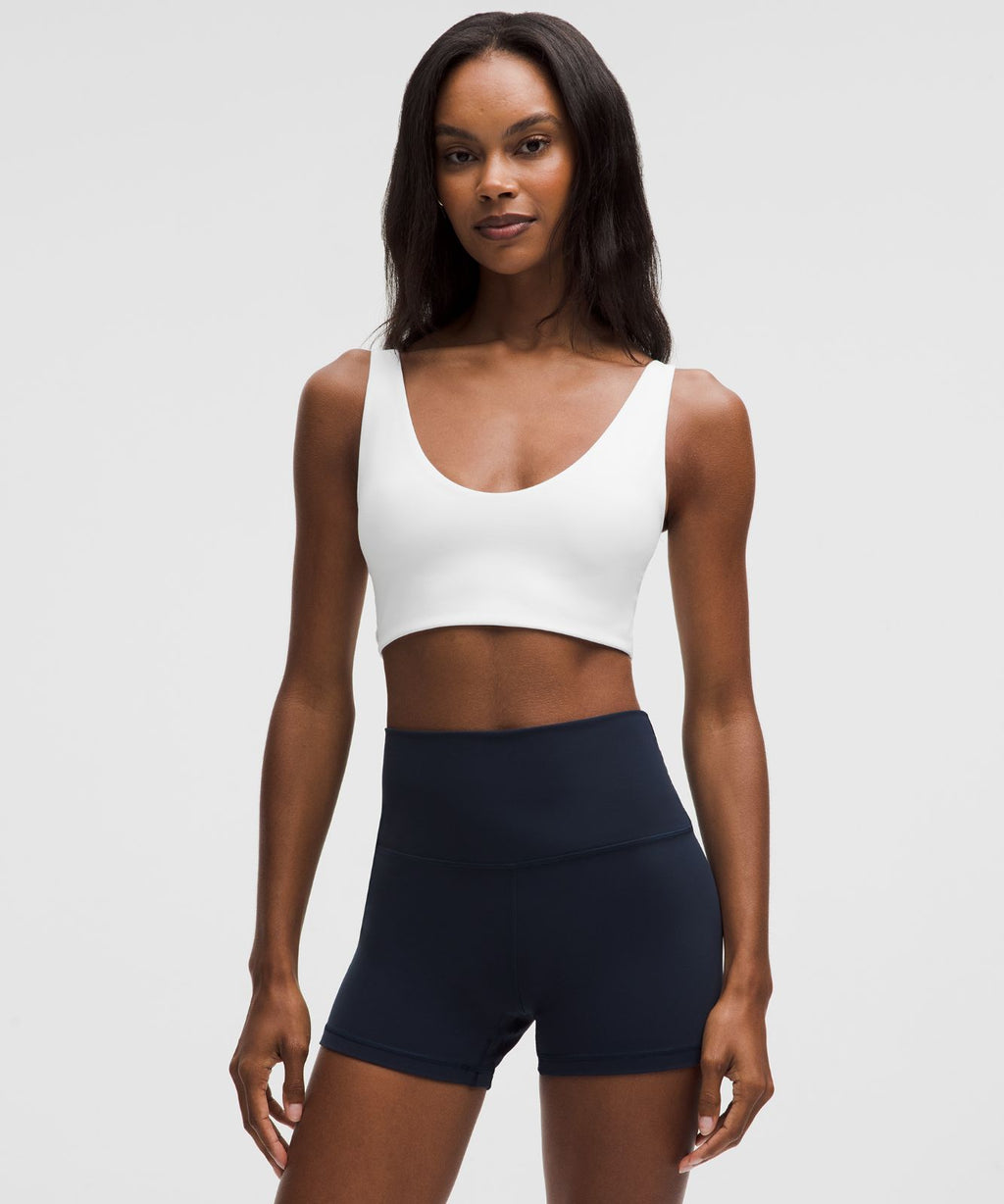Bend This Scoop and Square Bra *Light Support, A-C Cups White
