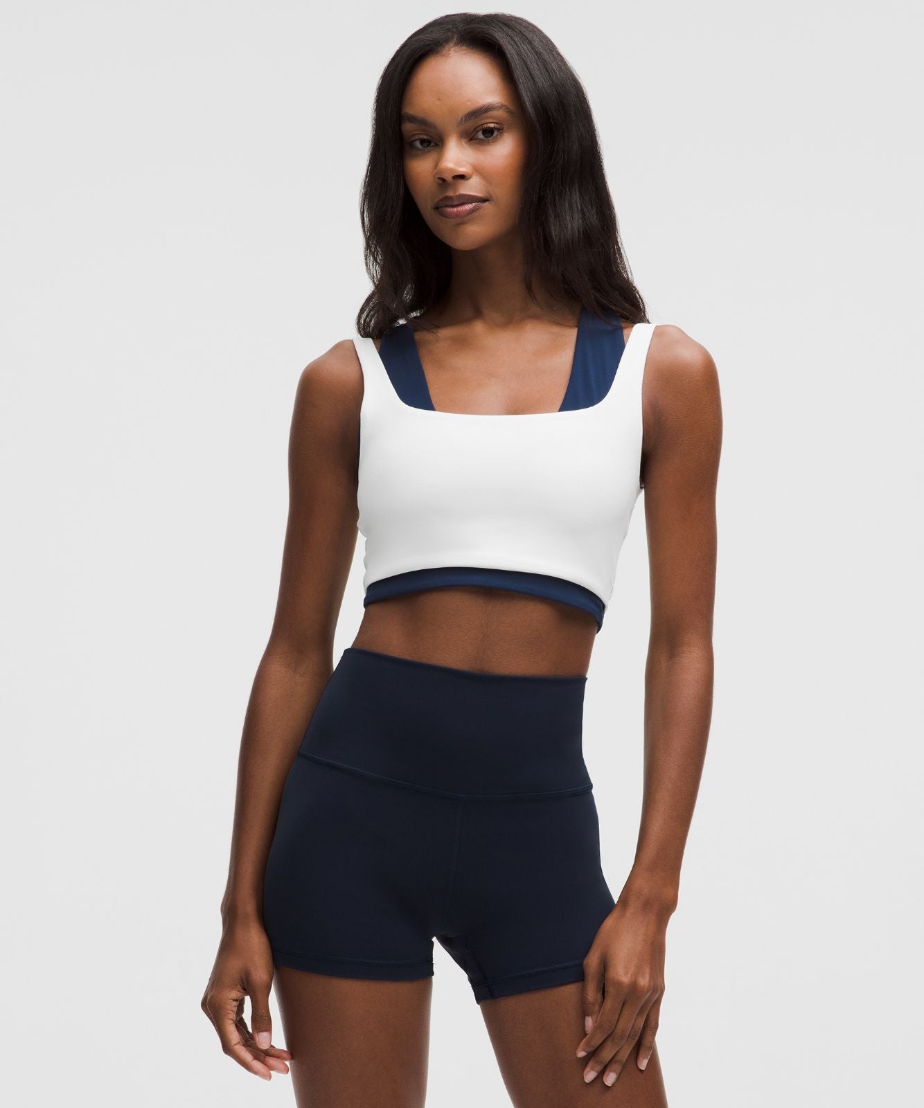 Bend This Scoop and Square Bra *Light Support, A-C Cups White