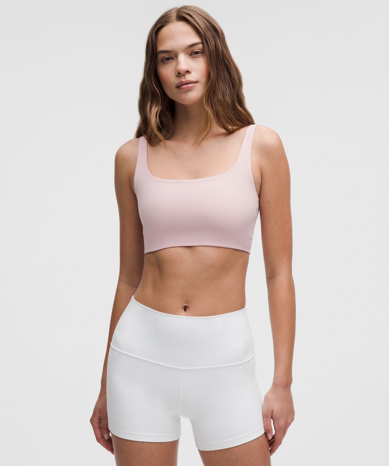 Bend This Scoop and Square Bra *Light Support, A-C Cups Pink Haze