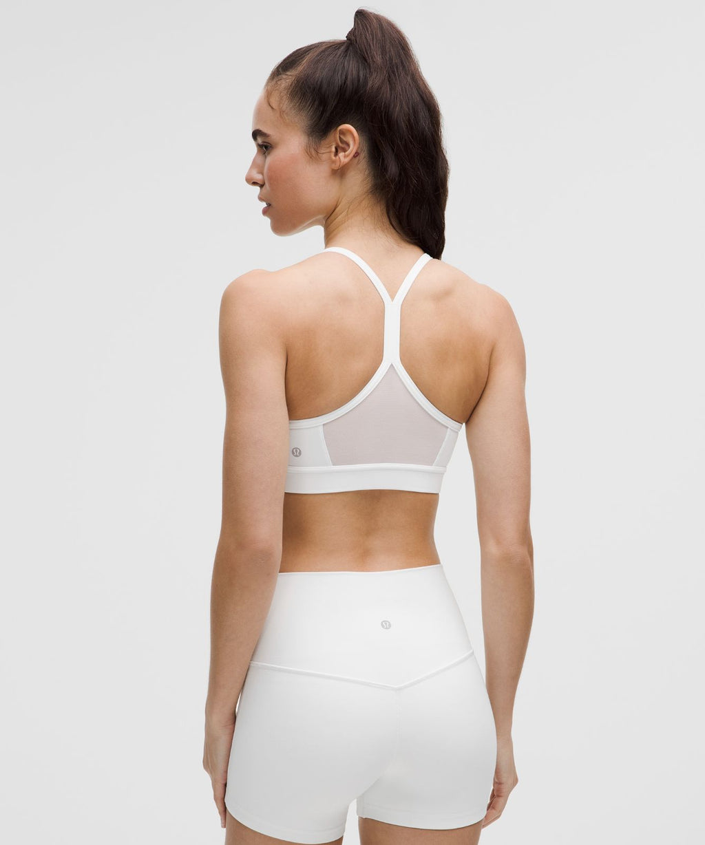 Flow Y Mid-Support Bra *B/C Cup White