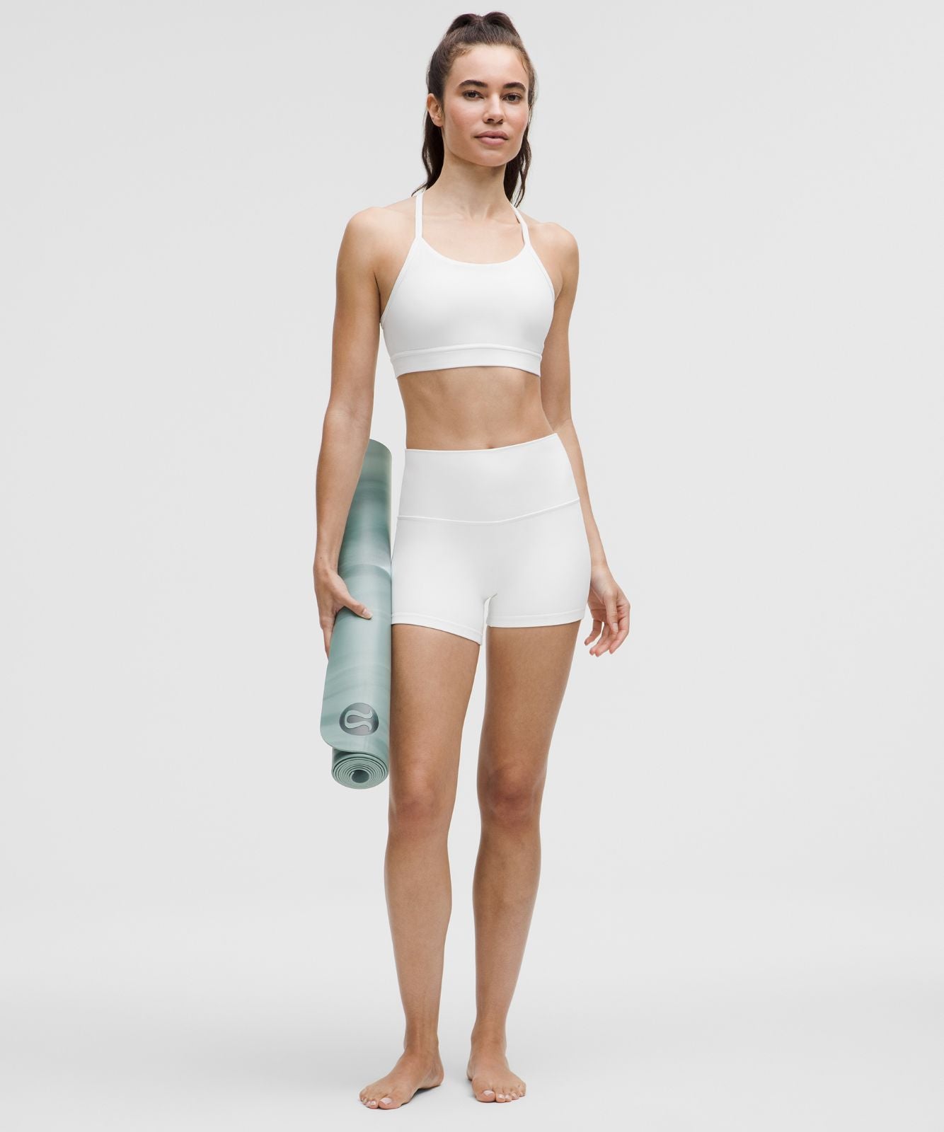 Flow Y Mid-Support Bra *B/C Cup White
