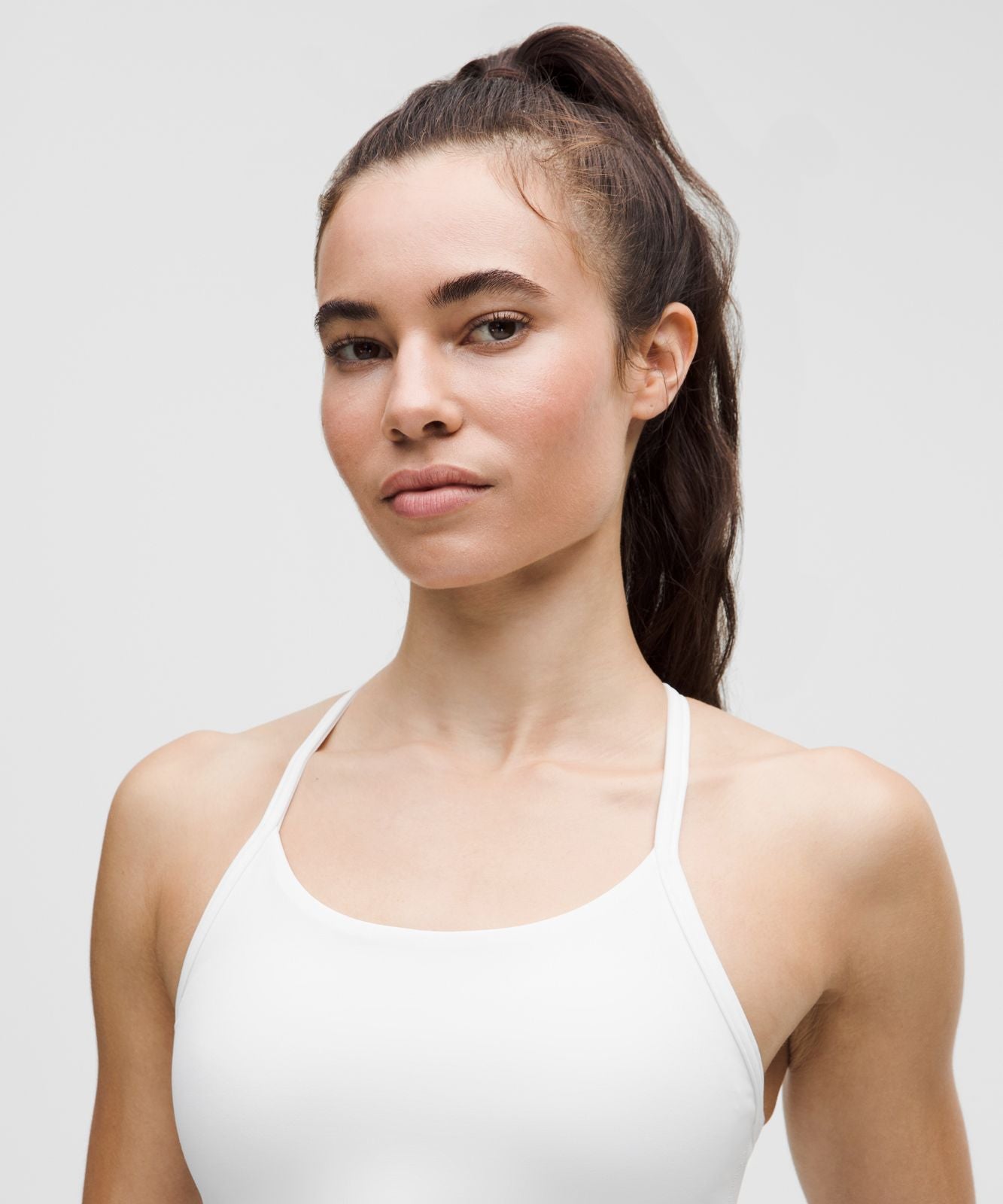 Flow Y Mid-Support Bra *B/C Cup White