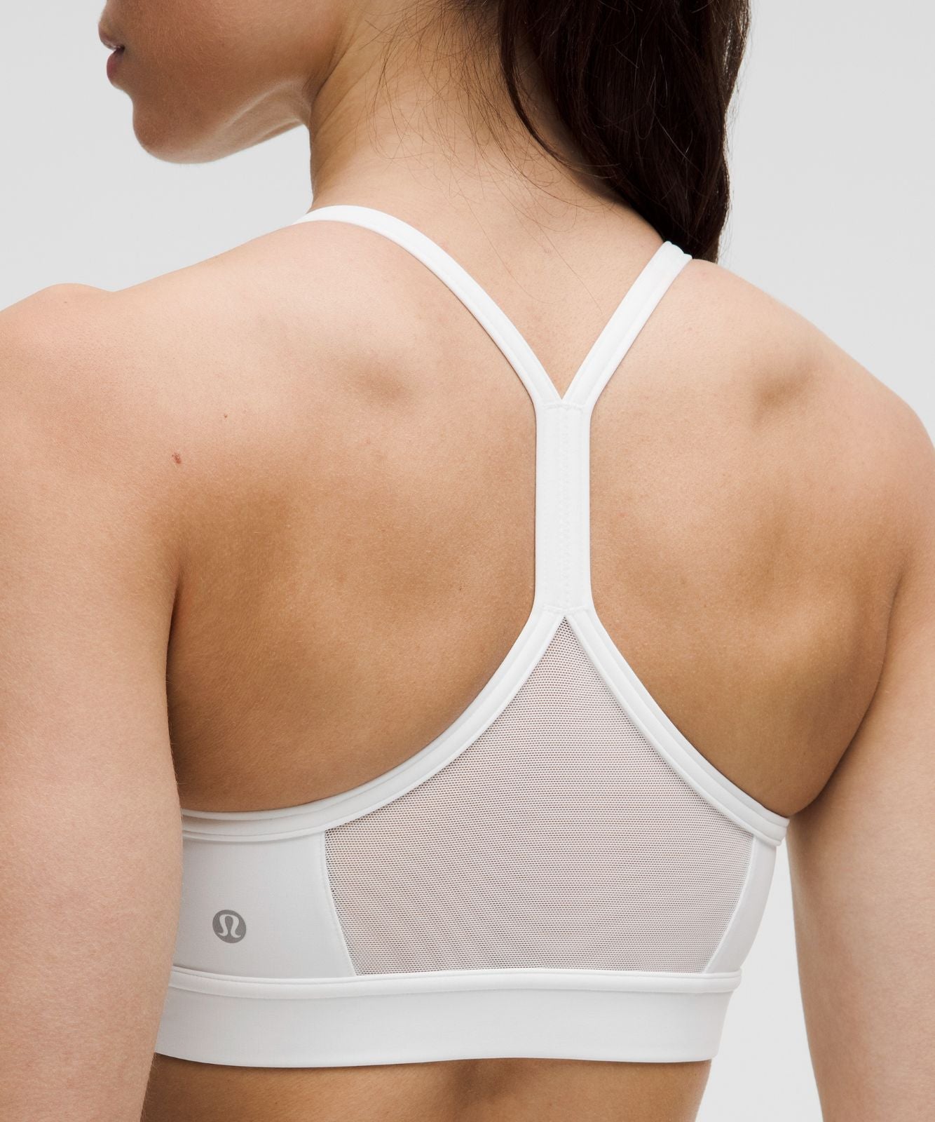 Flow Y Mid-Support Bra *B/C Cup White