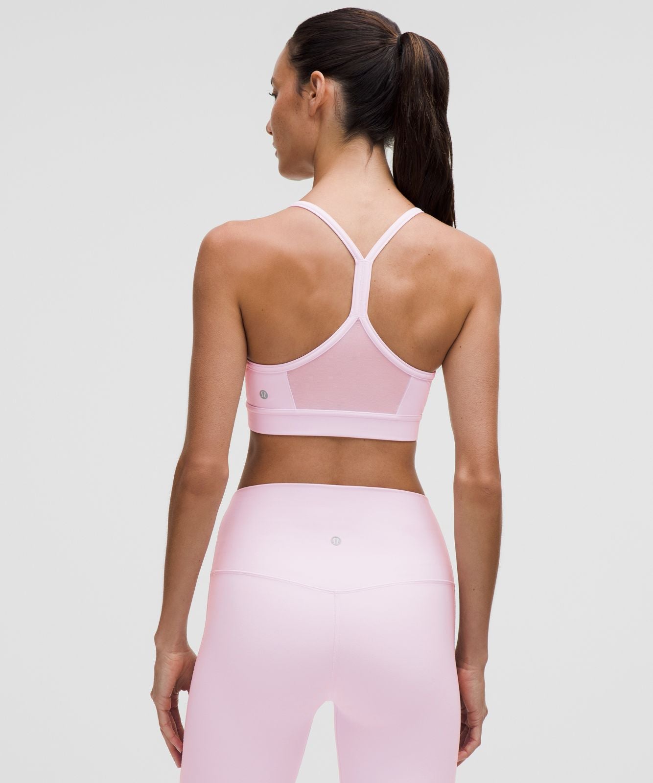 Flow Y Mid-Support Bra *B/C Cup Pink Organza
