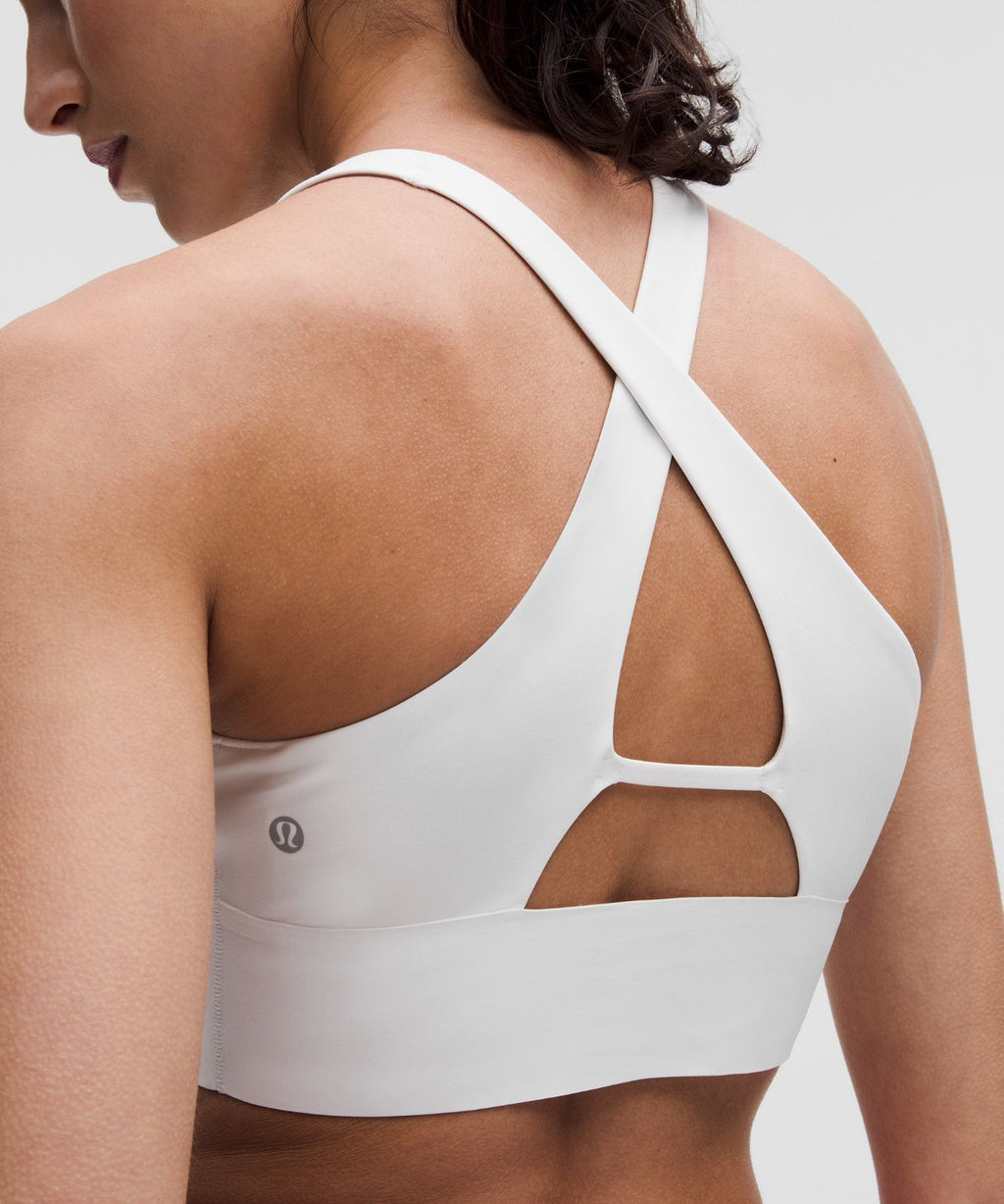 lululemon LightLift Sports Bra *Medium Support, B/C Cup White