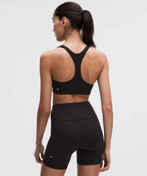 All-Time Hero Ribbed Sports Bra *Medium Support, B/C Cup Black