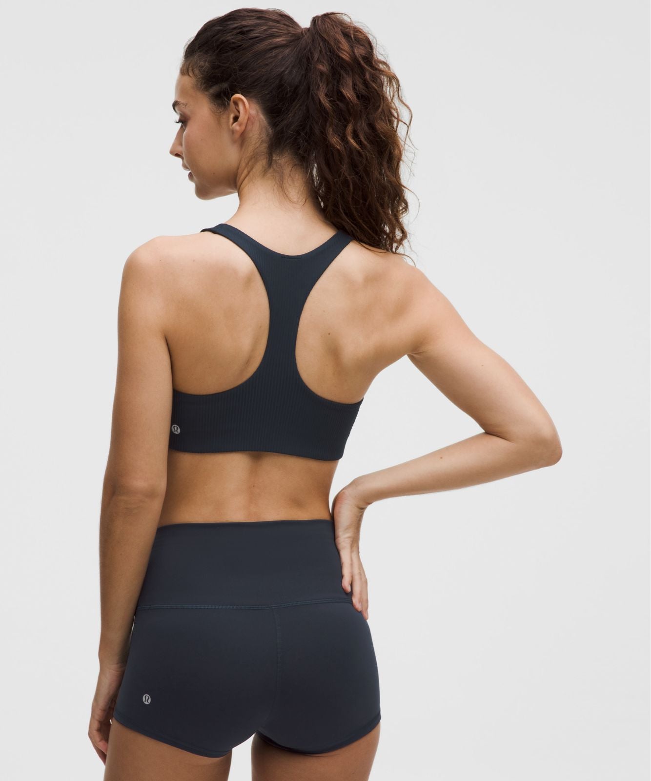All-Time Hero Ribbed Sports Bra *Medium Support, B/C Cup True Navy