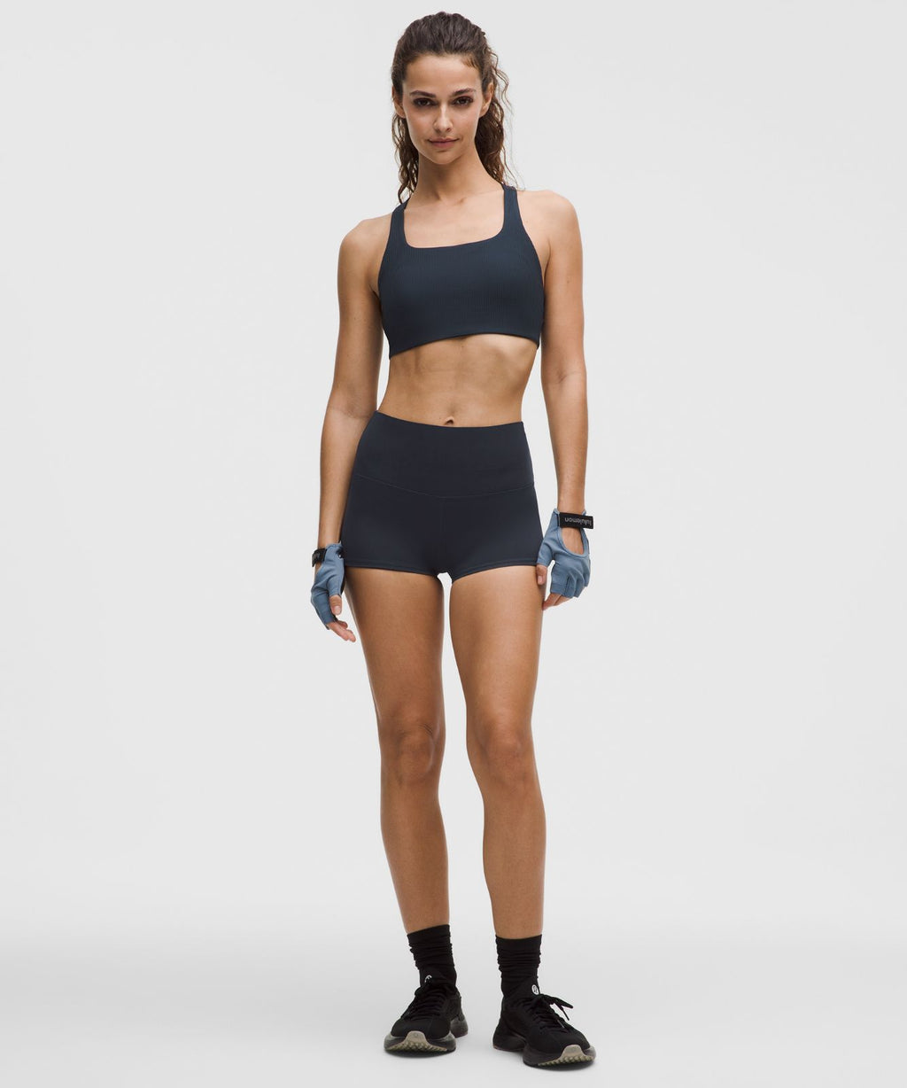 All-Time Hero Ribbed Sports Bra *Medium Support, B/C Cup True Navy