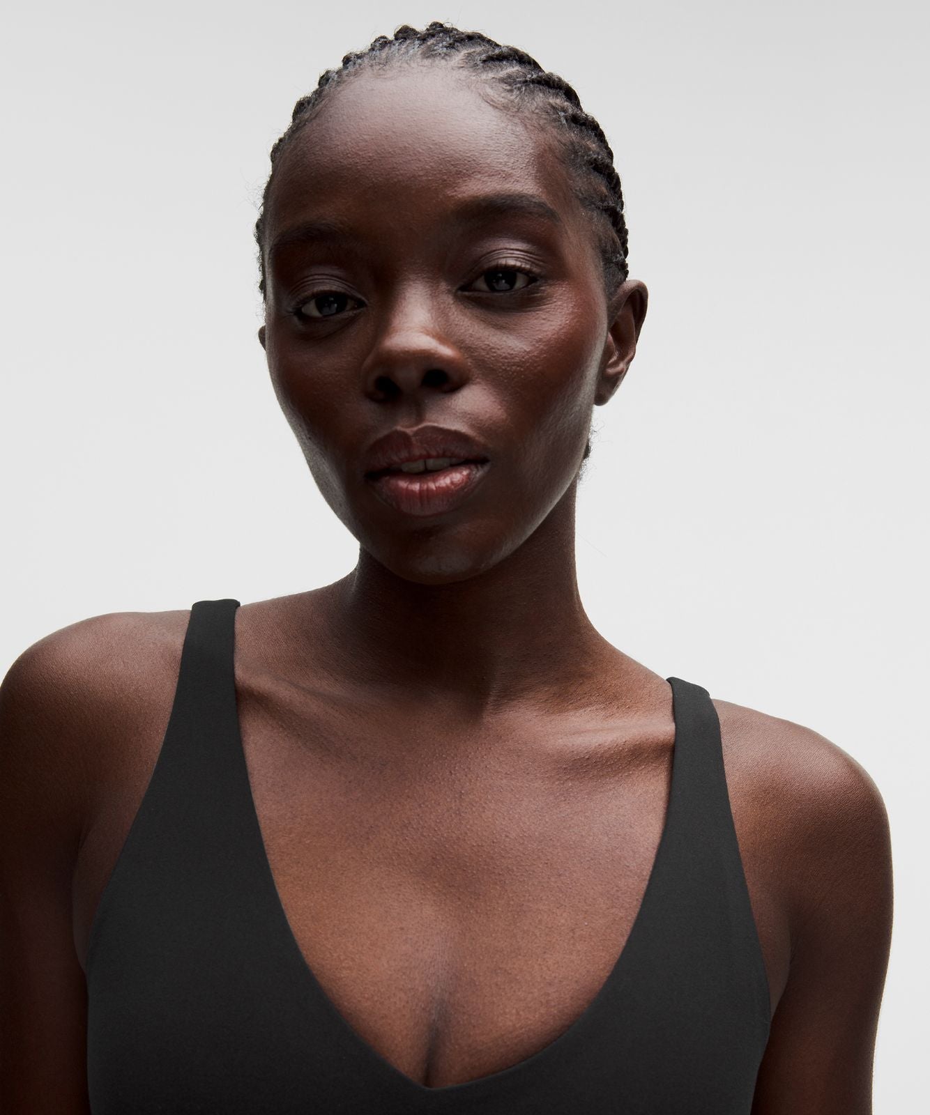 lululemon Focuser V-Neck Bra *Light Support, A/B Cup Black