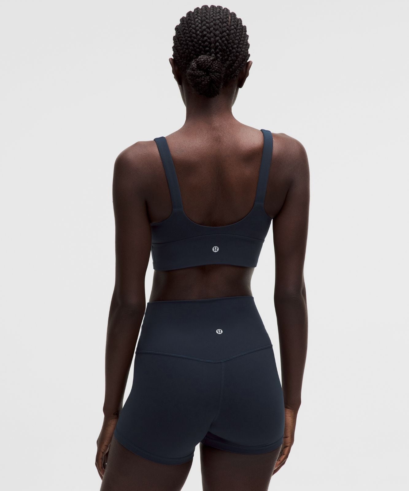 lululemon Focuser V-Neck Bra *Light Support, A/B Cup True Navy