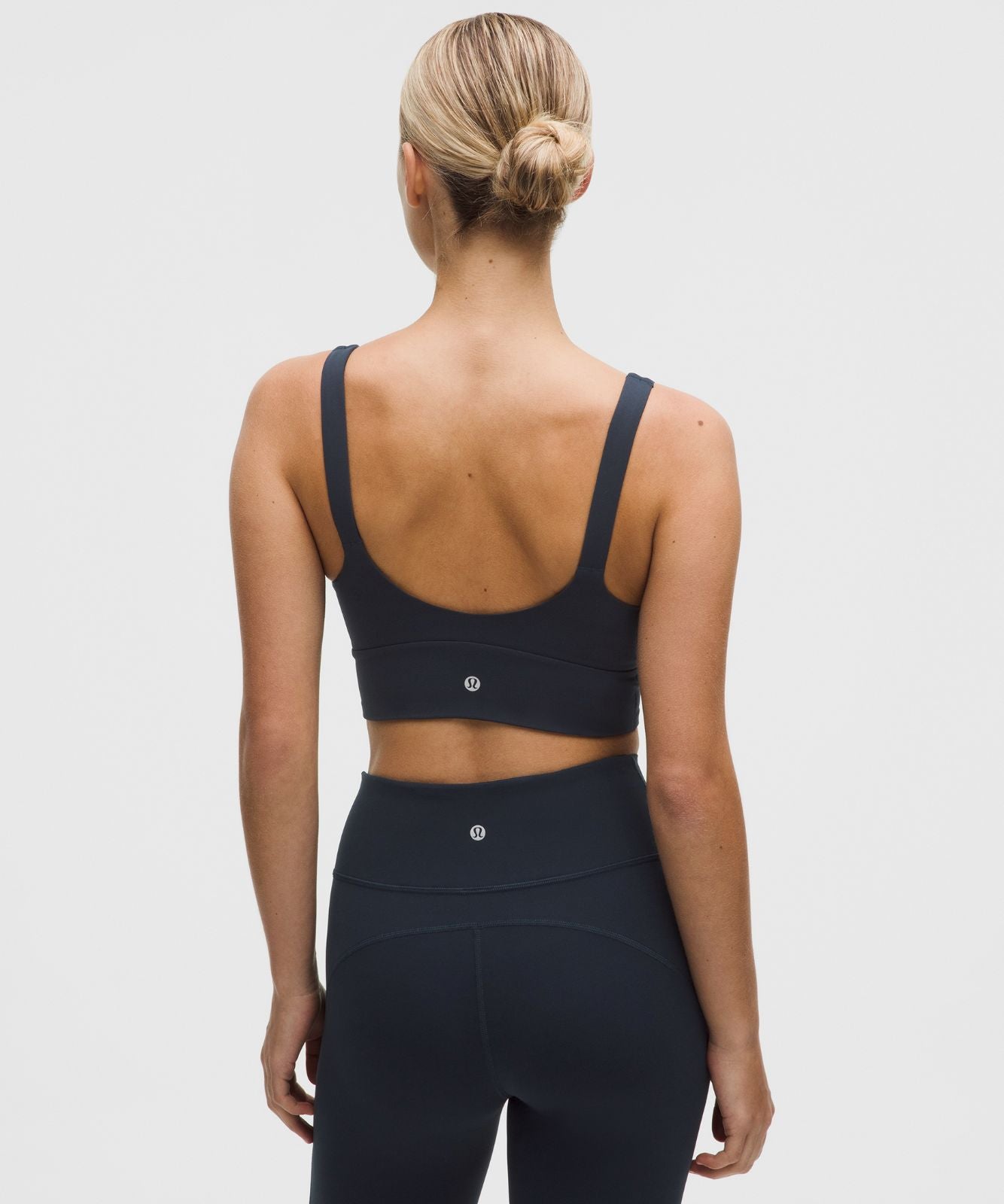 lululemon Focuser V-Neck Bra *Light Support, C/D Cup True Navy