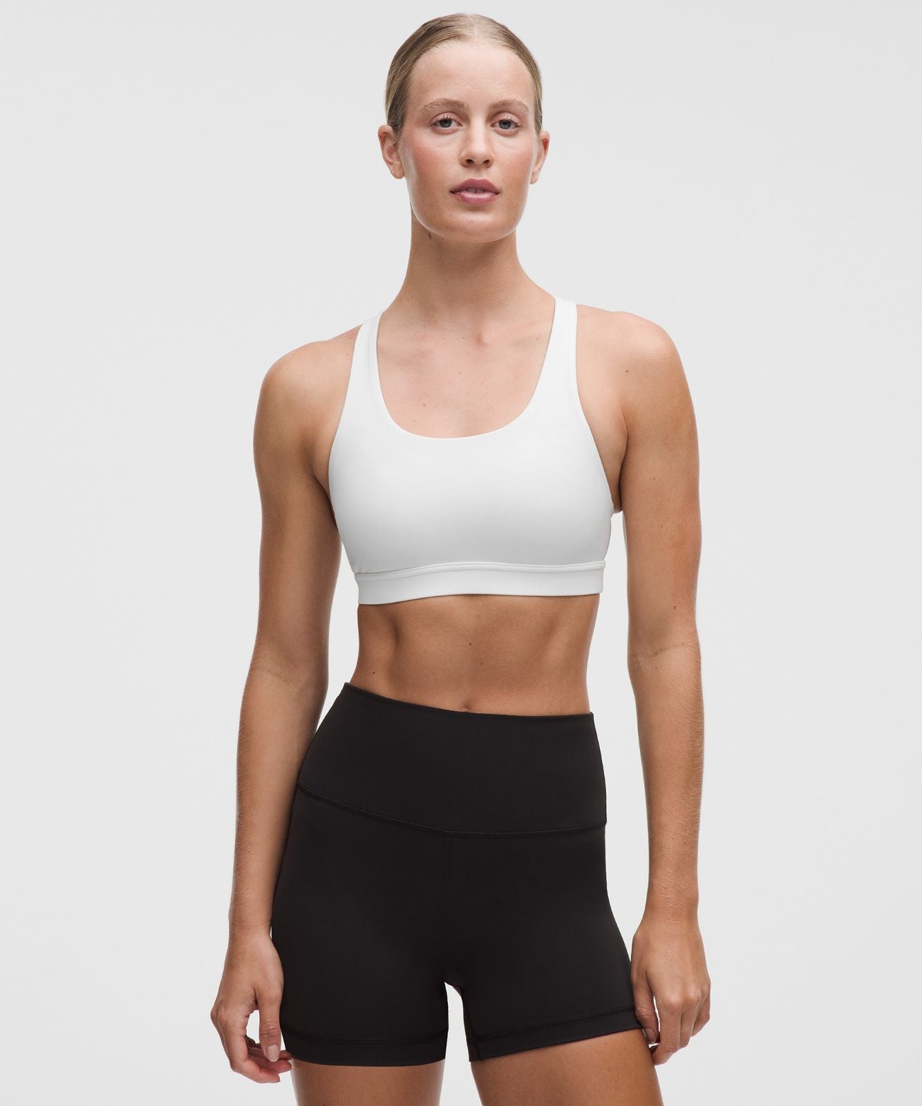 Wunder Train Mesh-Back Bra *Medium Support, B/C Cup White