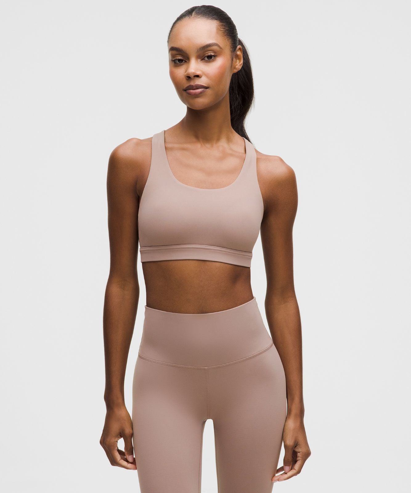 Wunder Train Mesh-Back Bra *Medium Support, B/C Cup Ashen Rose