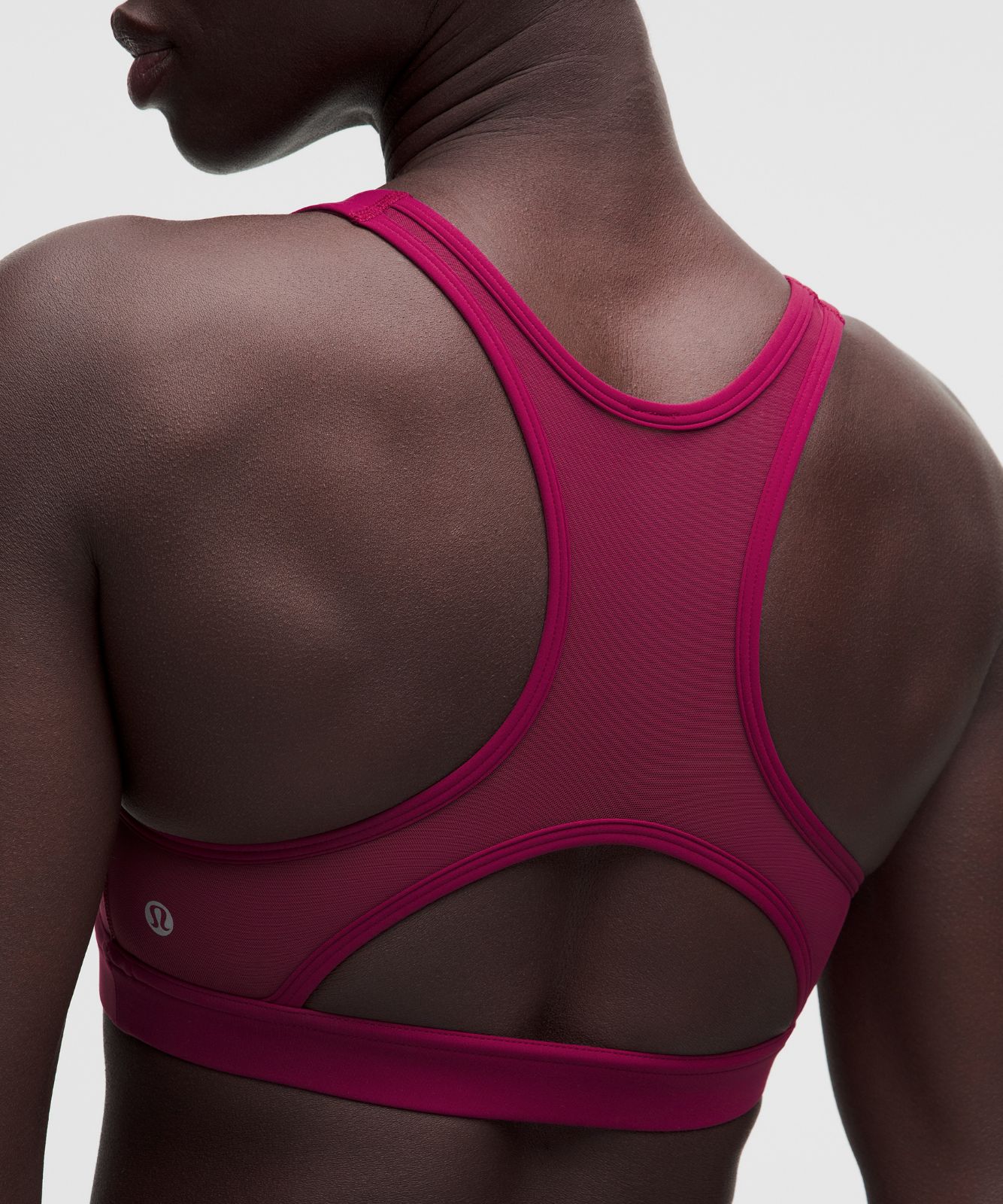 Wunder Train Mesh-Back Bra *Medium Support, B/C Cup Raspberry Rave