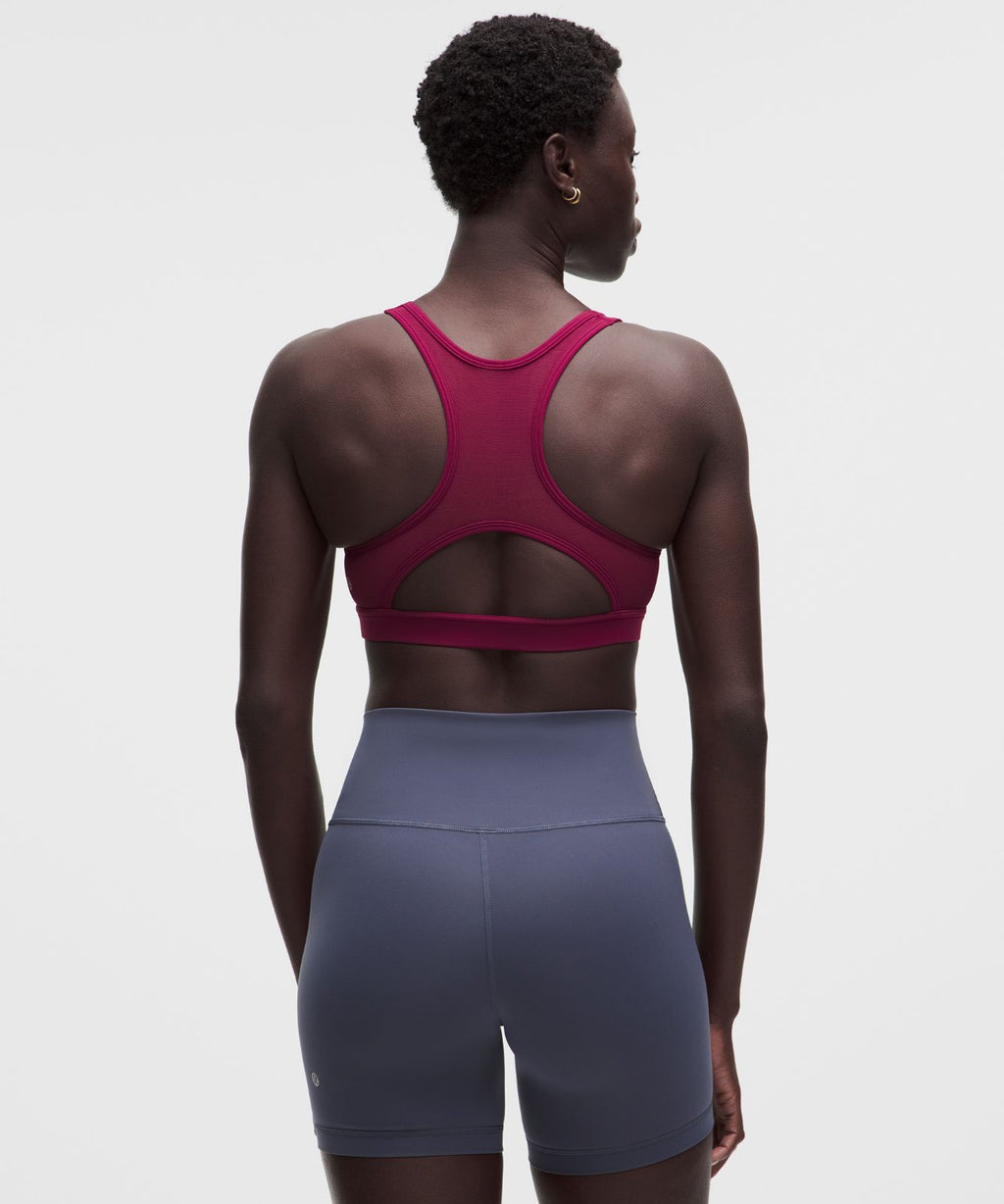 Wunder Train Mesh-Back Bra *Medium Support, B/C Cup Raspberry Rave