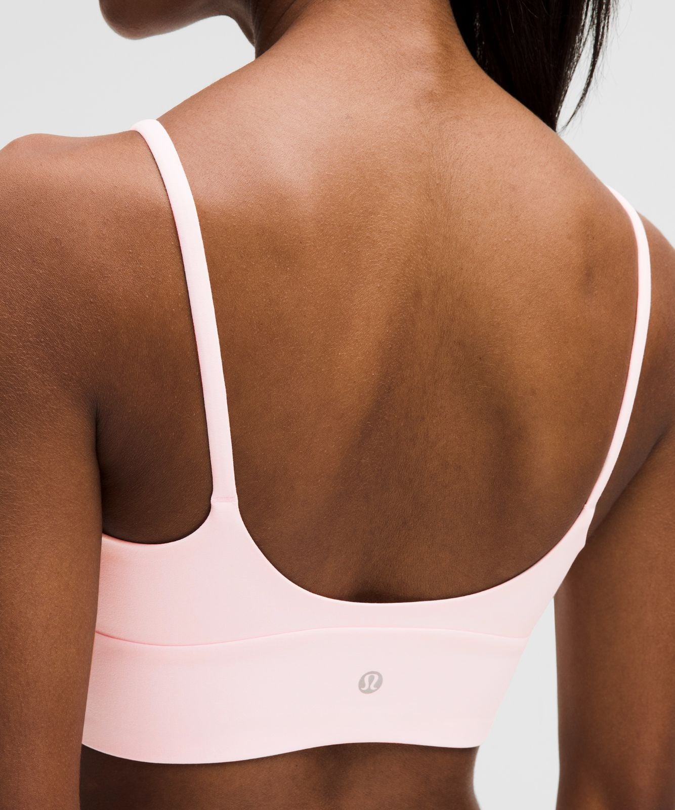 lululemon Focuser High-Neck Bra *Light Support, A/B Cup Pink Pearl