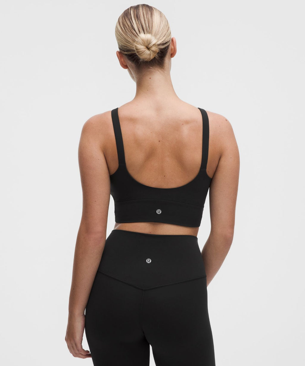 lululemon Focuser Scoop-Neck Bra *Light Support, DDD–G Cups Black