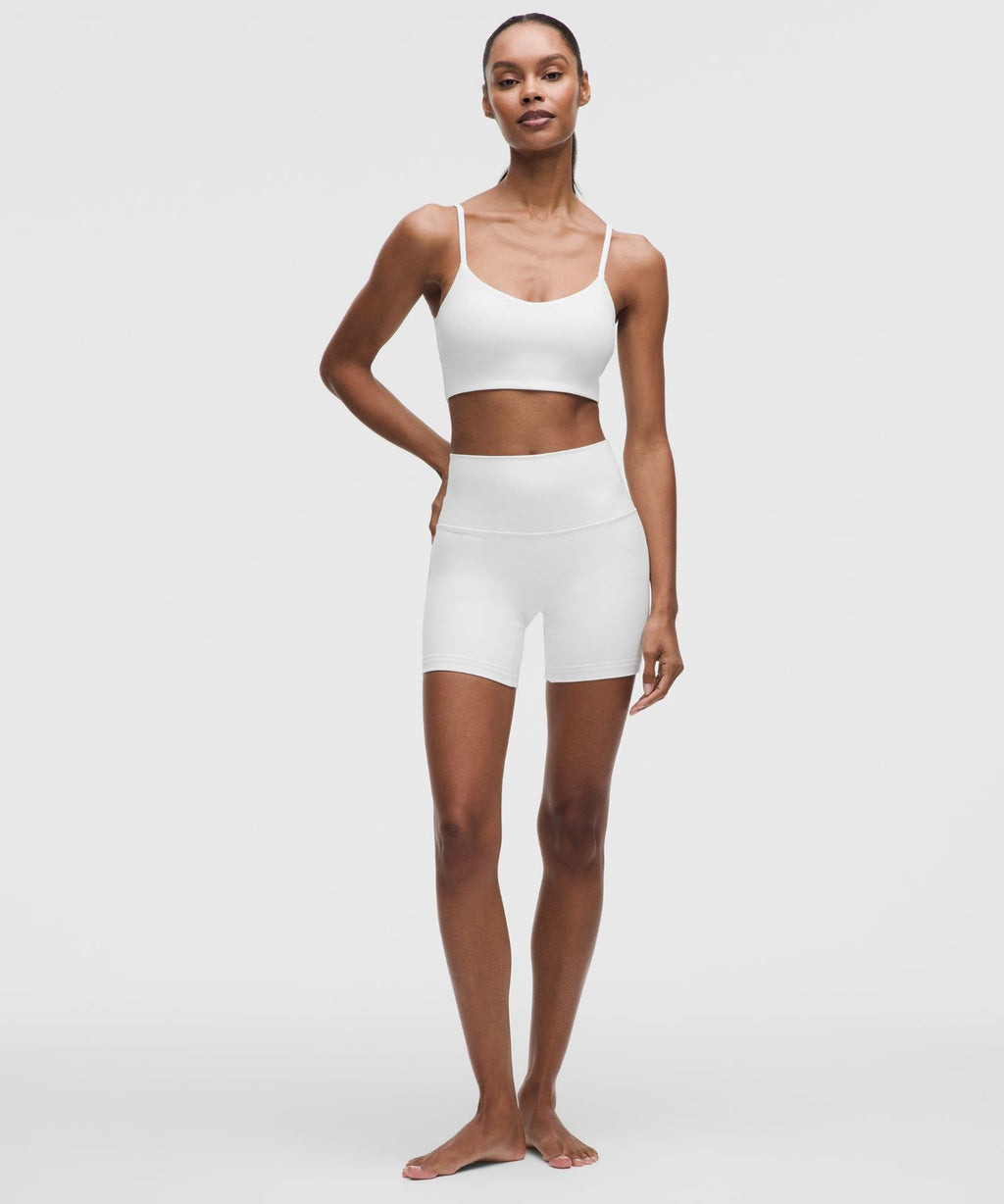 Bend This Cami Spaghetti-Strap Bra *Light Support, A–C Cups White