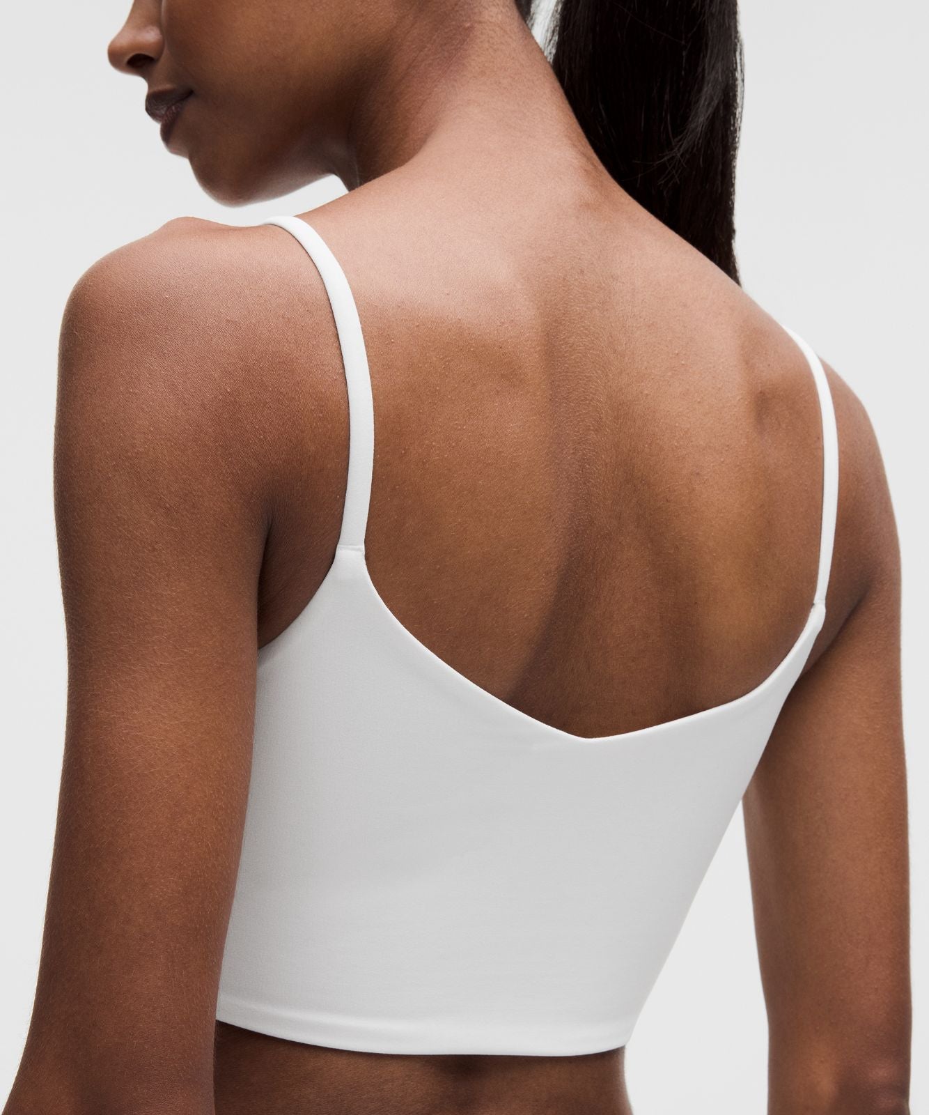 Bend This Cami Spaghetti-Strap Bra *Light Support, A–C Cups White