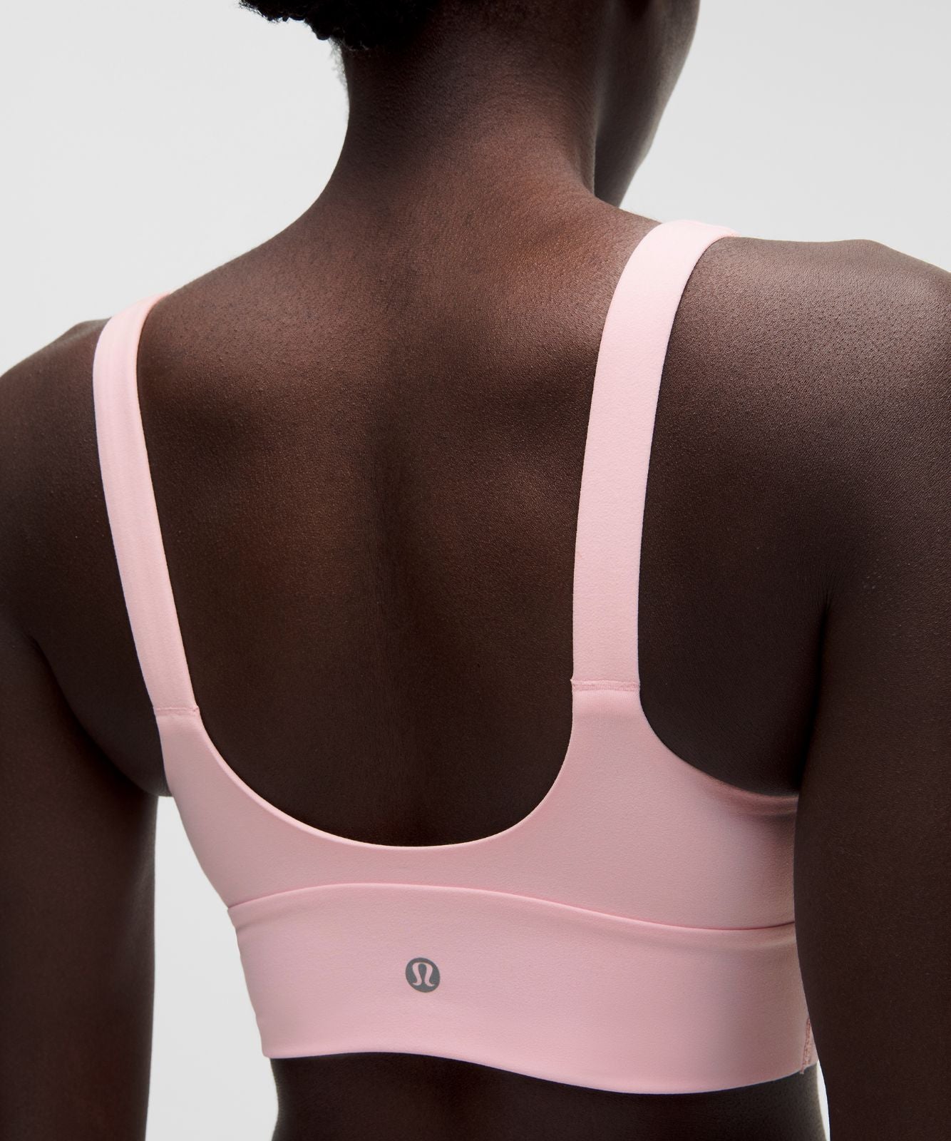 lululemon Focuser V-Neck Bra *Light Support, A/B Cup Pink Pearl