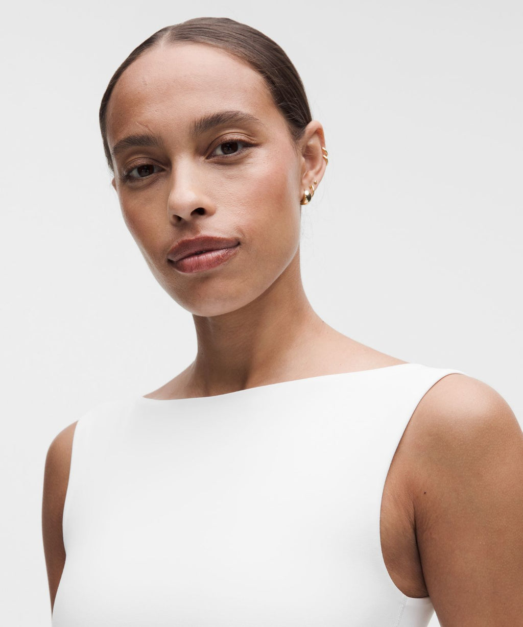 Bend This Boat and Scoop Bra *Light Support, A-C Cups White