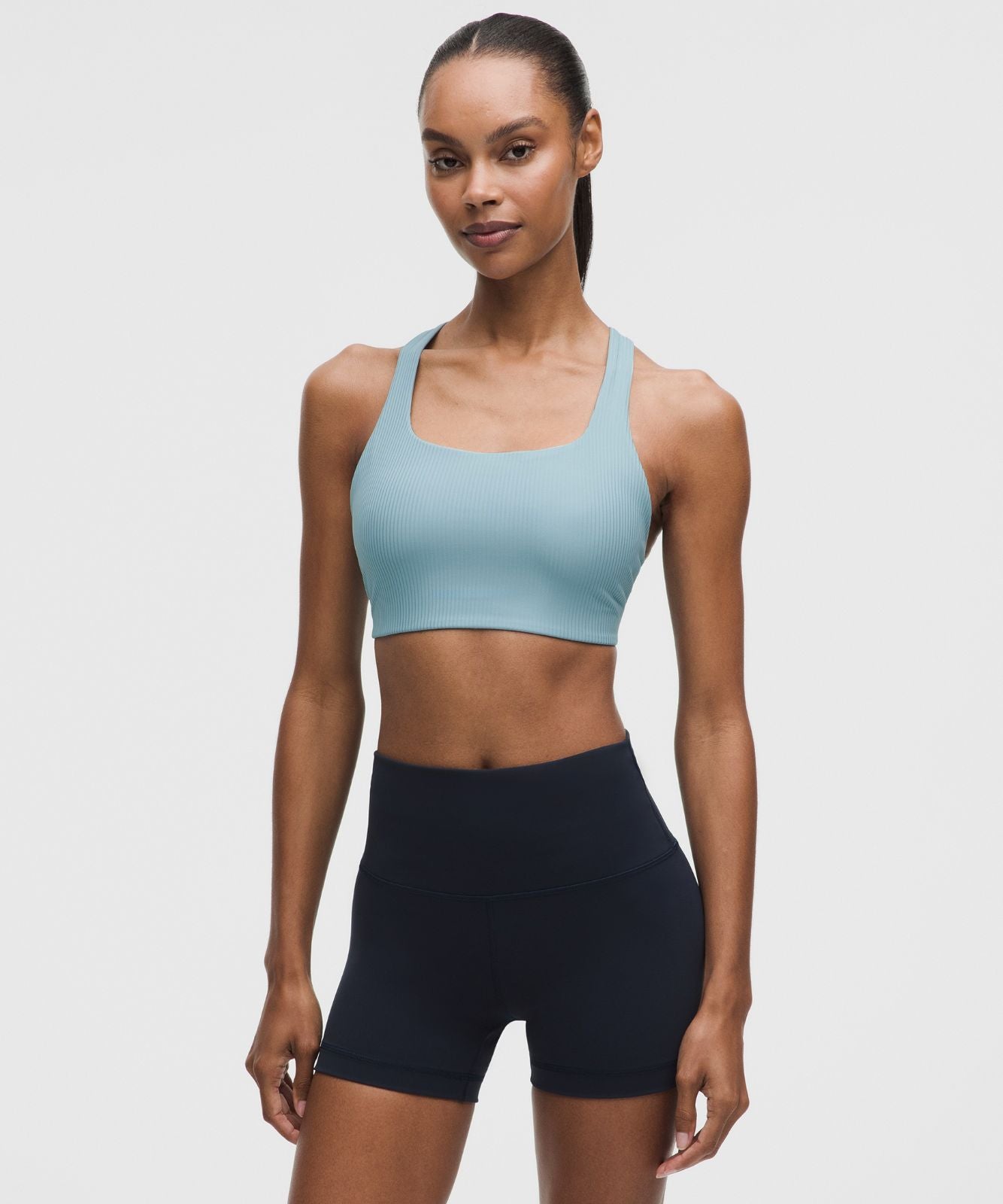 All-Time Hero Ribbed Sports Bra *Medium Support, B/C Cup Seafoam