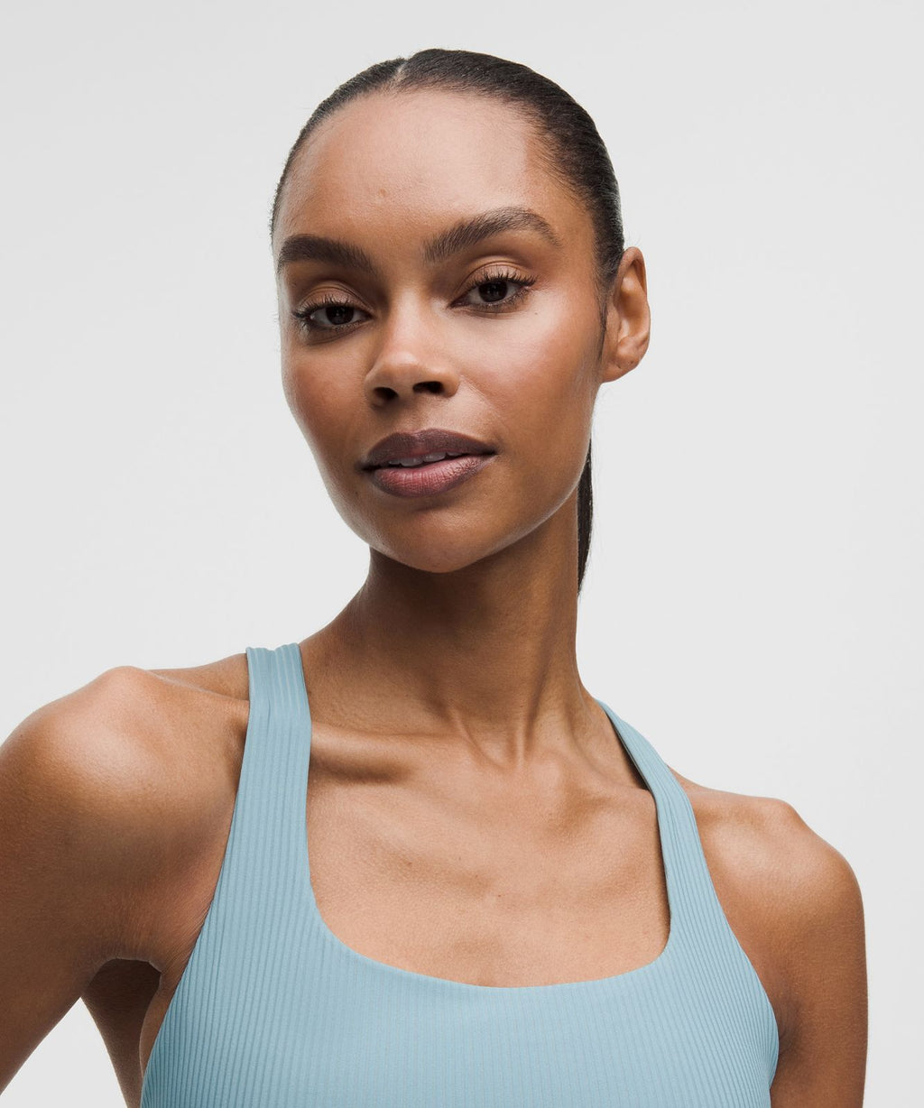 All-Time Hero Ribbed Sports Bra *Medium Support, B/C Cup Seafoam