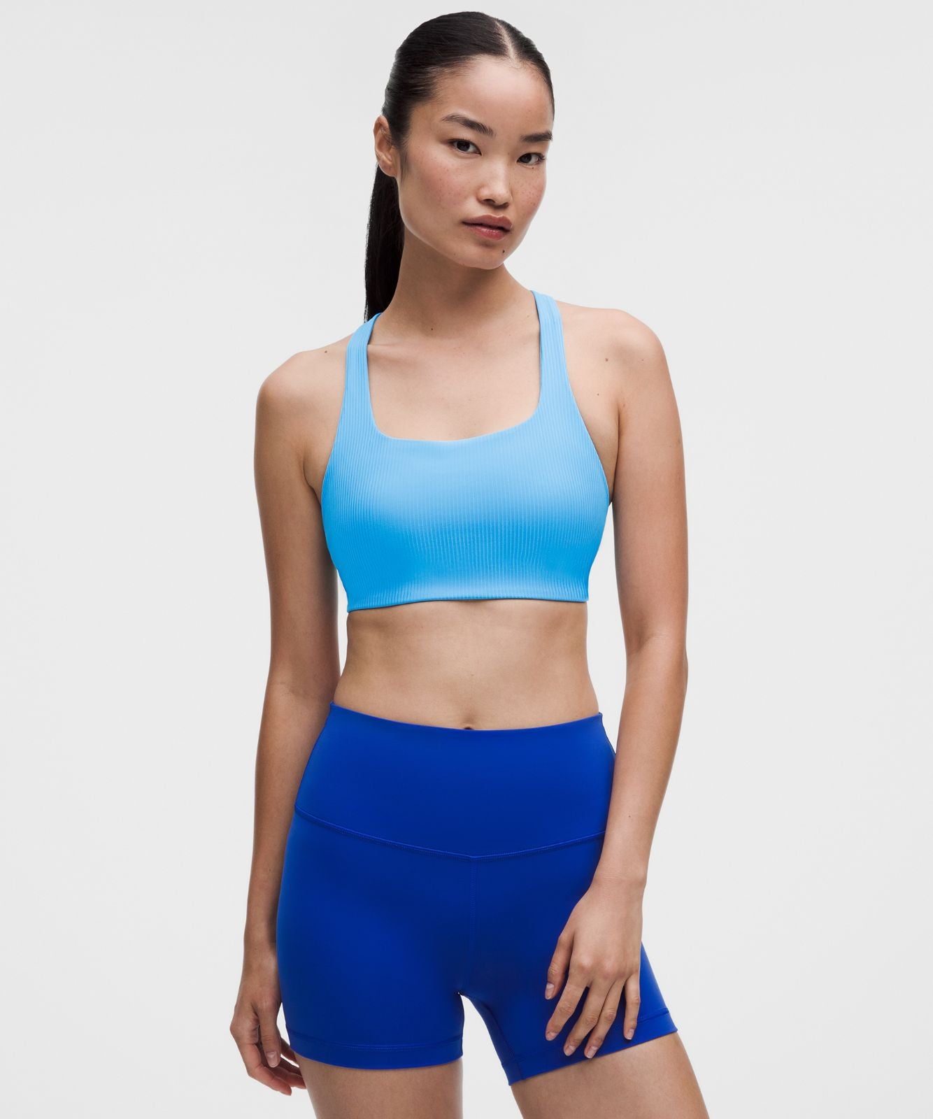 All-Time Hero Ribbed Sports Bra *Medium Support, B/C Cup Ocean Wave
