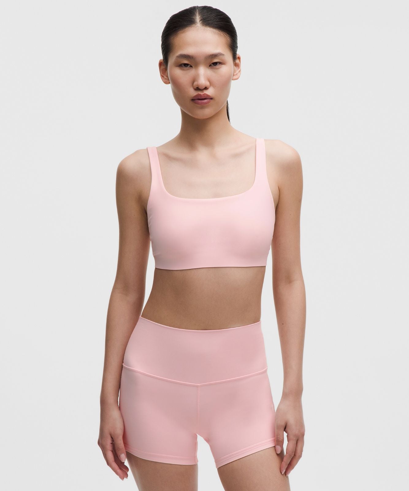FlexyFlex Squareneck Yoga Bra *Light Support, A-C Cups Pink Pearl