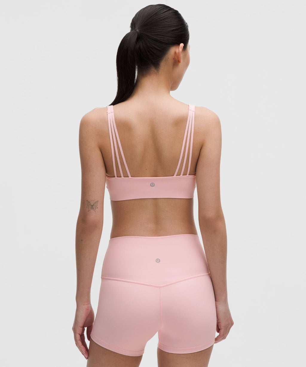 FlexyFlex Squareneck Yoga Bra *Light Support, A-C Cups Pink Pearl
