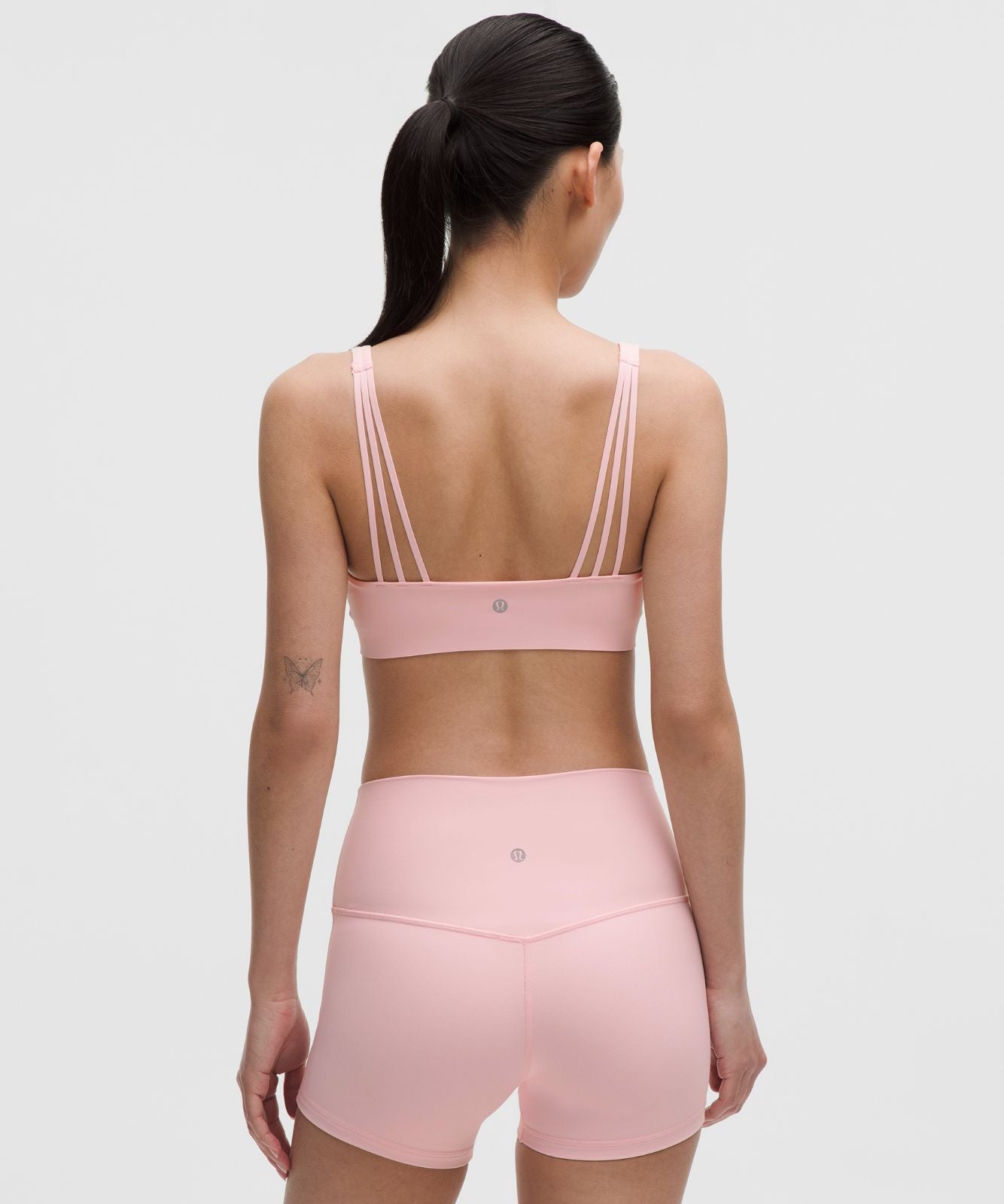 FlexyFlex Squareneck Yoga Bra *Light Support, A-C Cups Pink Pearl