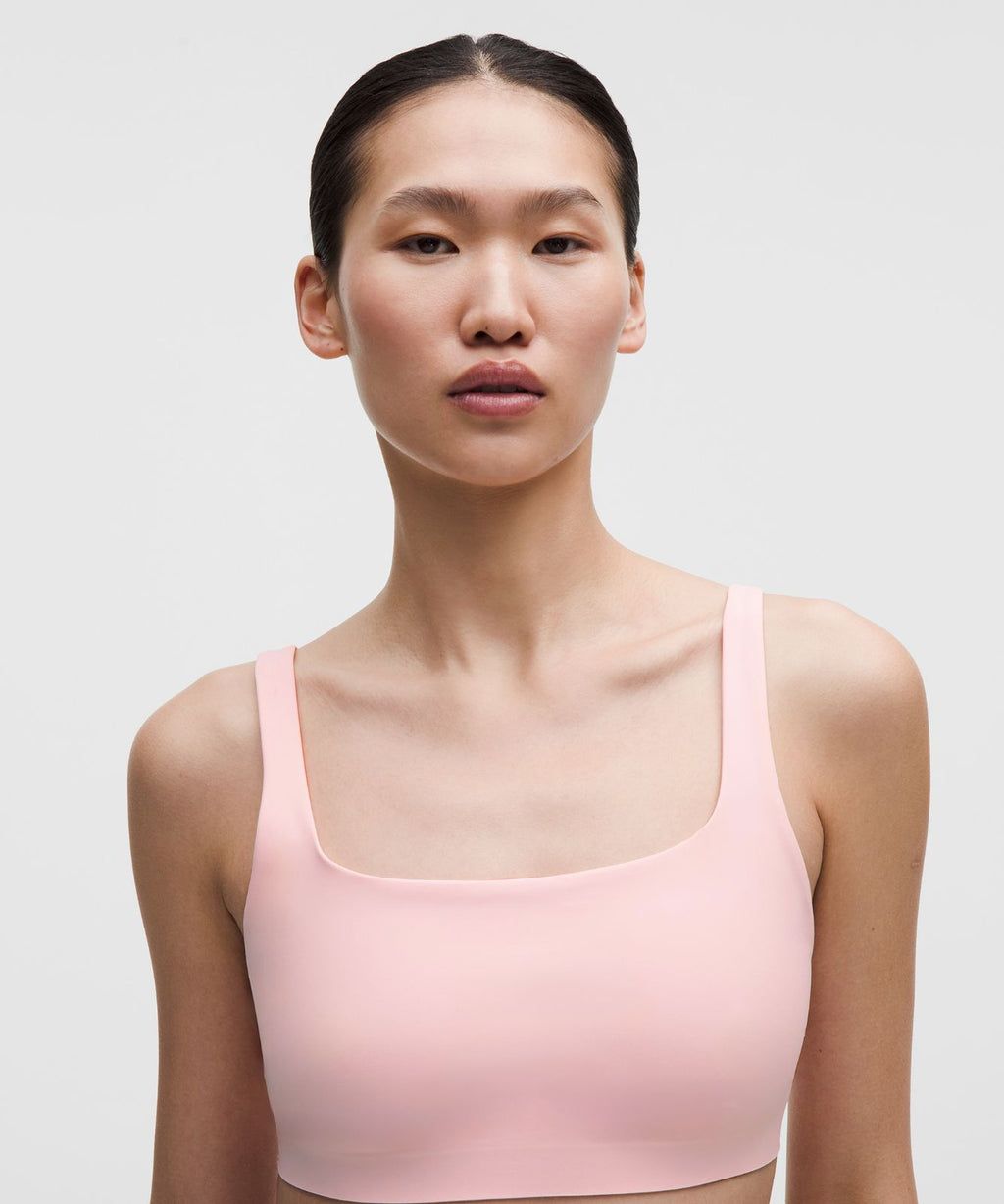 FlexyFlex Squareneck Yoga Bra *Light Support, A-C Cups Pink Pearl